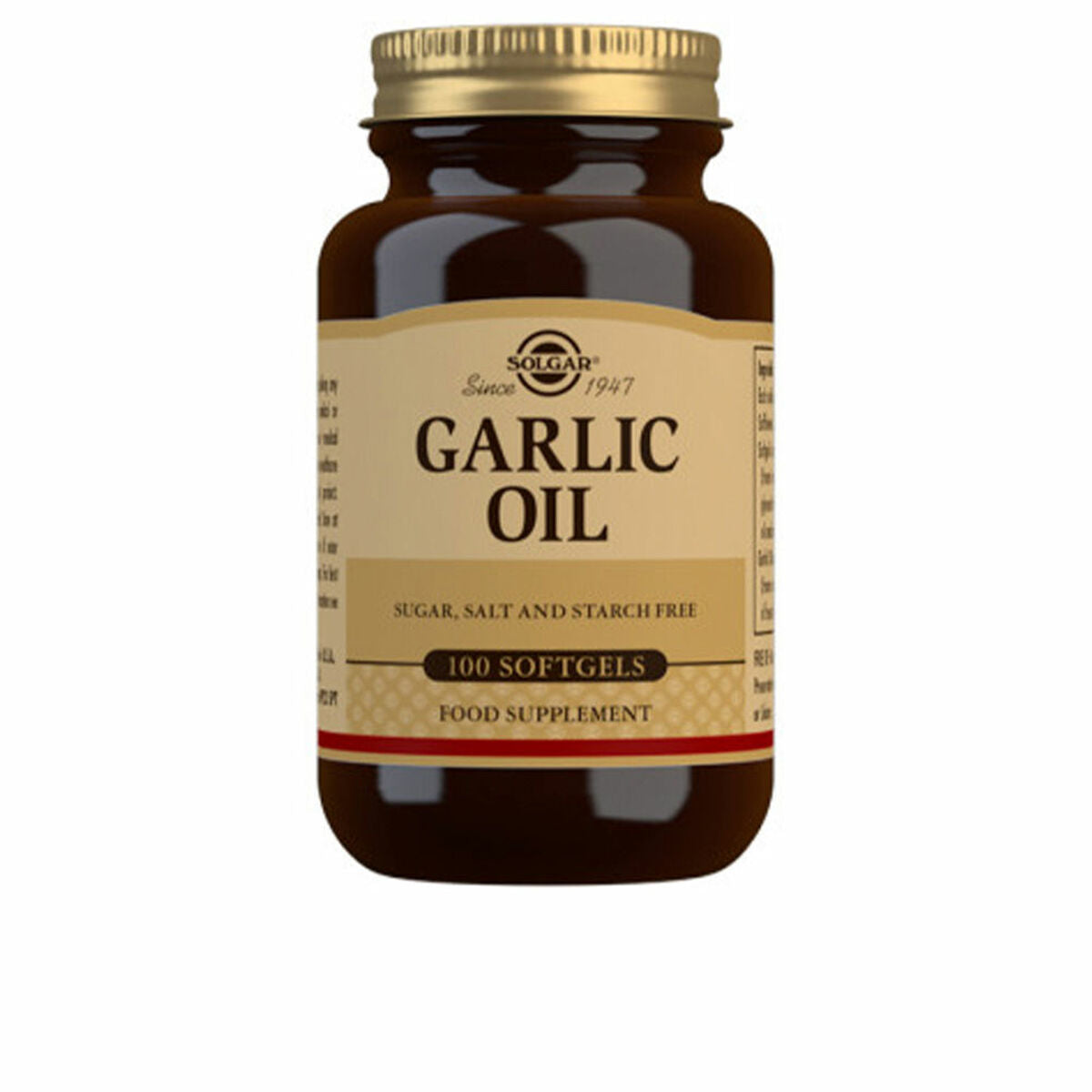 Garlic Oil Pearls Solgar E1220 100 Units
