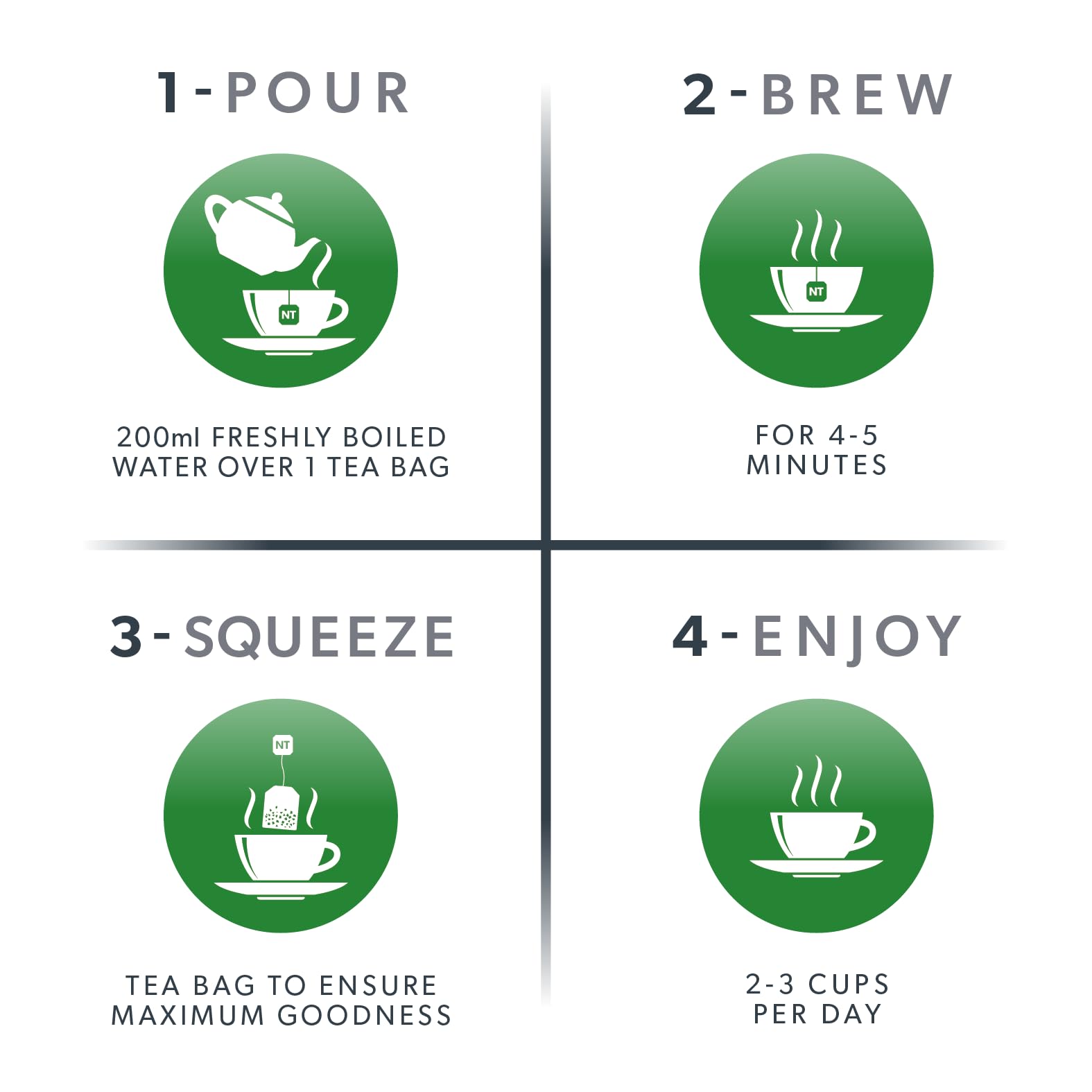Nutra Tea Moringa Leaf & Ashwagandha - Moringa Tea Bags | Ashwagandha Tea Bags - Rich In Essential Nutrients & Cortisol Balance - 20 Individually Wrapped Bags - Herbal Infusion (1 Pack)