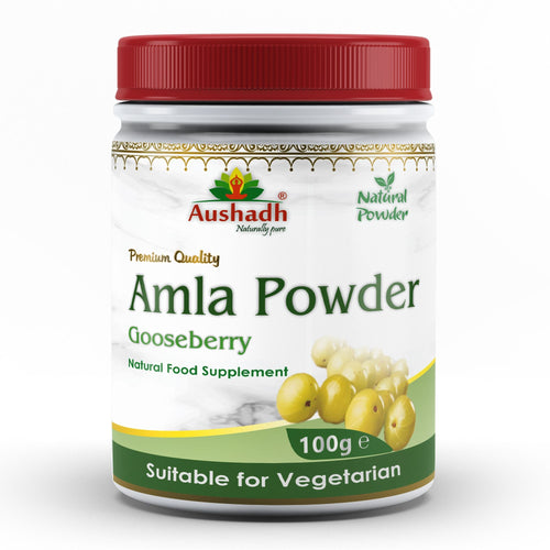 Aushadh Amla (Indian Gooseberry) Powder 100 gram - Hair & Scalp Support-0