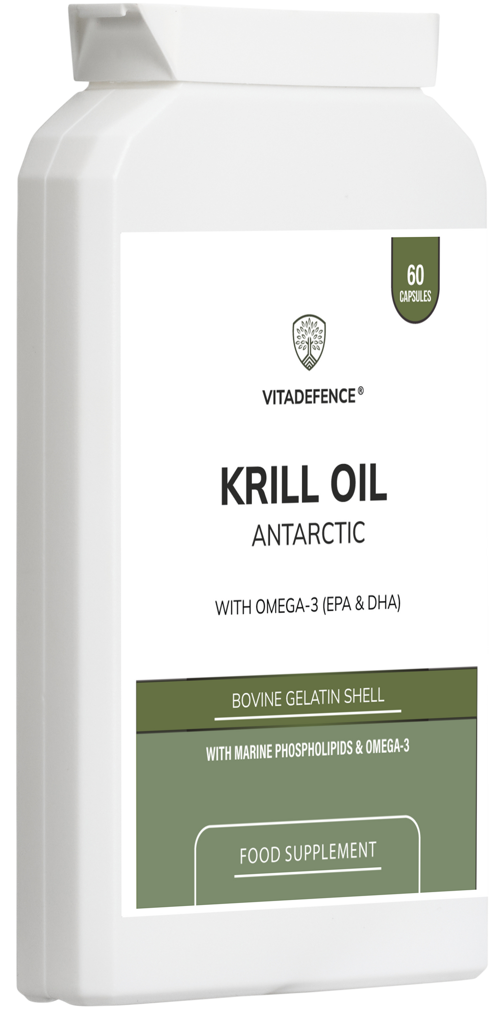 Krill Oil Antarctic | 500 mg with EPA, DHA & Astaxanthin – 60 Softgels-2