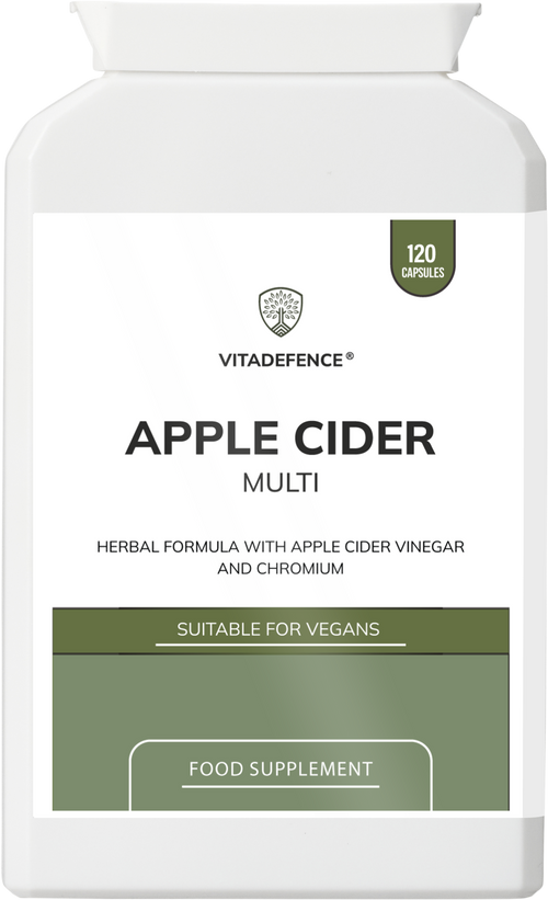 Apple Cider Multi | With Chromium, Turmeric & Botanicals – 120 Vegan Capsules-0