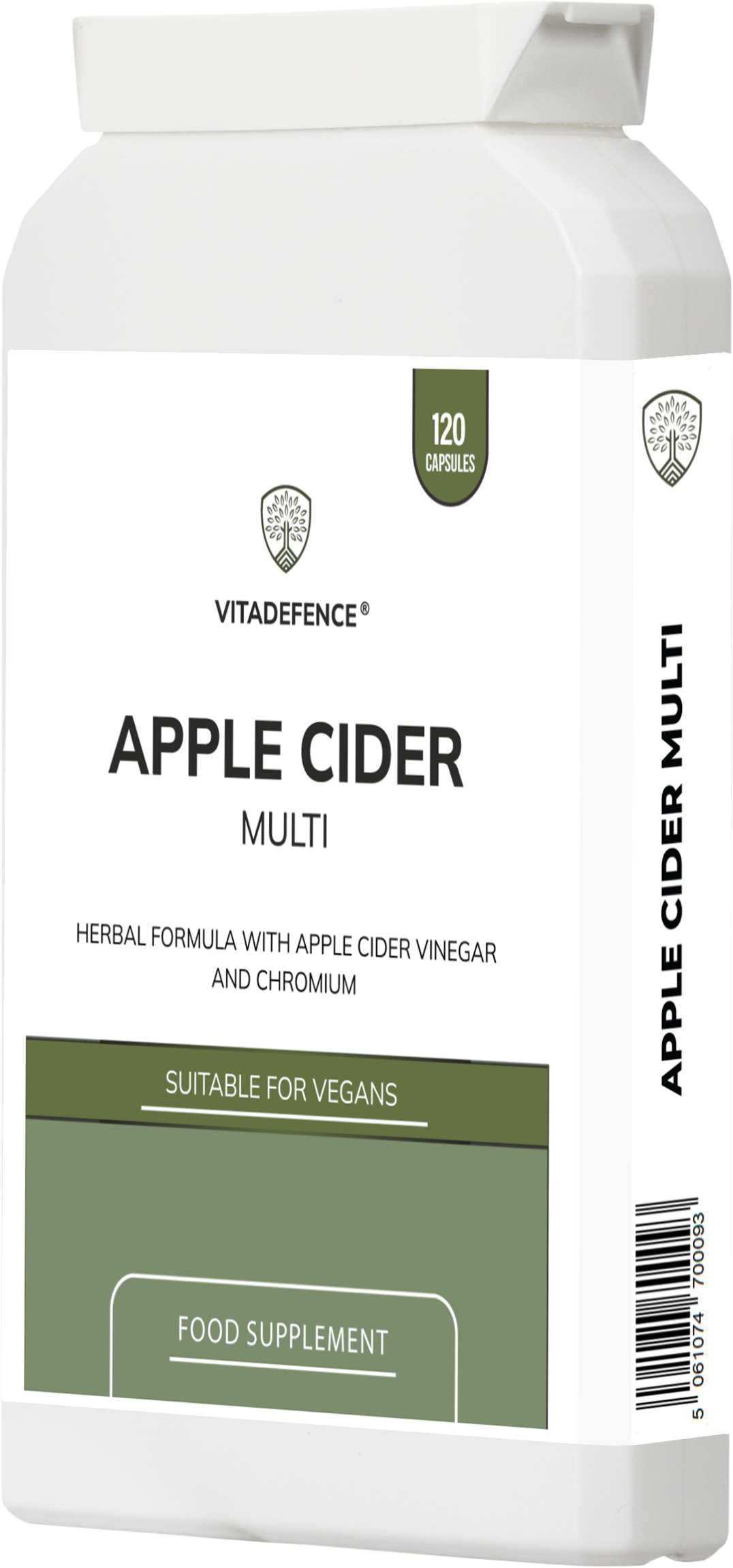 Apple Cider Multi | With Chromium, Turmeric & Botanicals – 120 Vegan Capsules-4