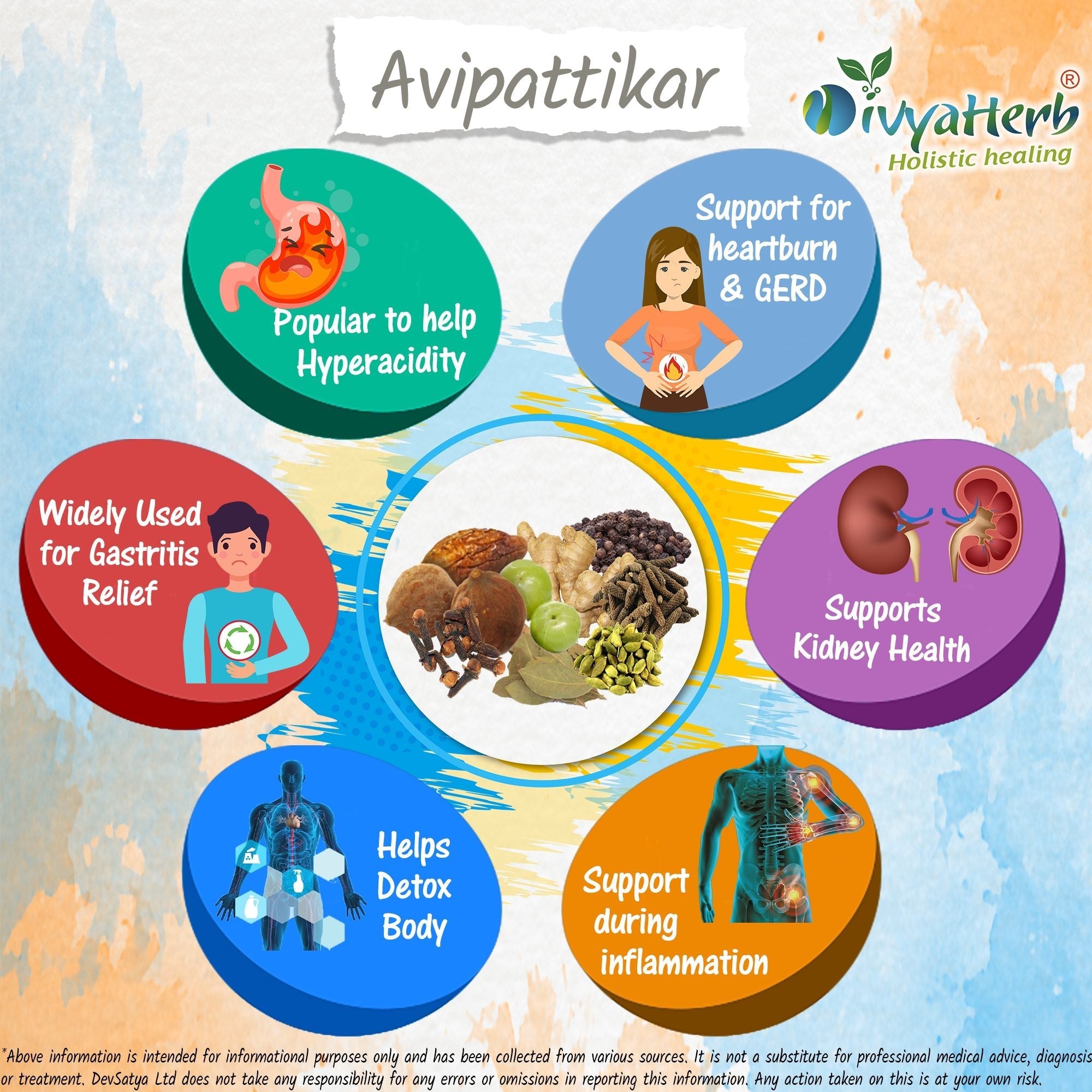 DivyaHerb Avipattikar Powder 100 gram - Stomach Comfort Support-3