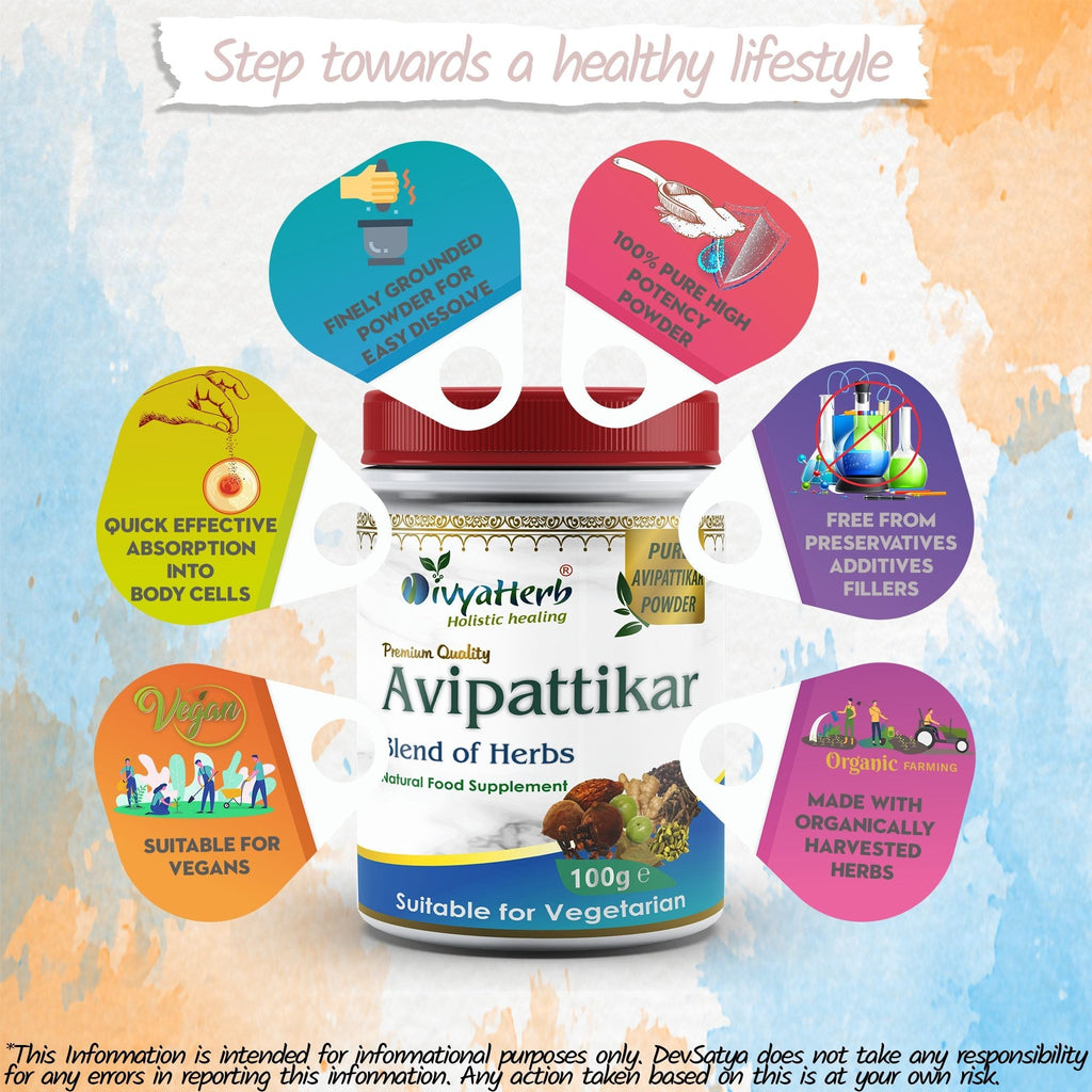 DivyaHerb Avipattikar Powder 100 gram - Stomach Comfort Support-2