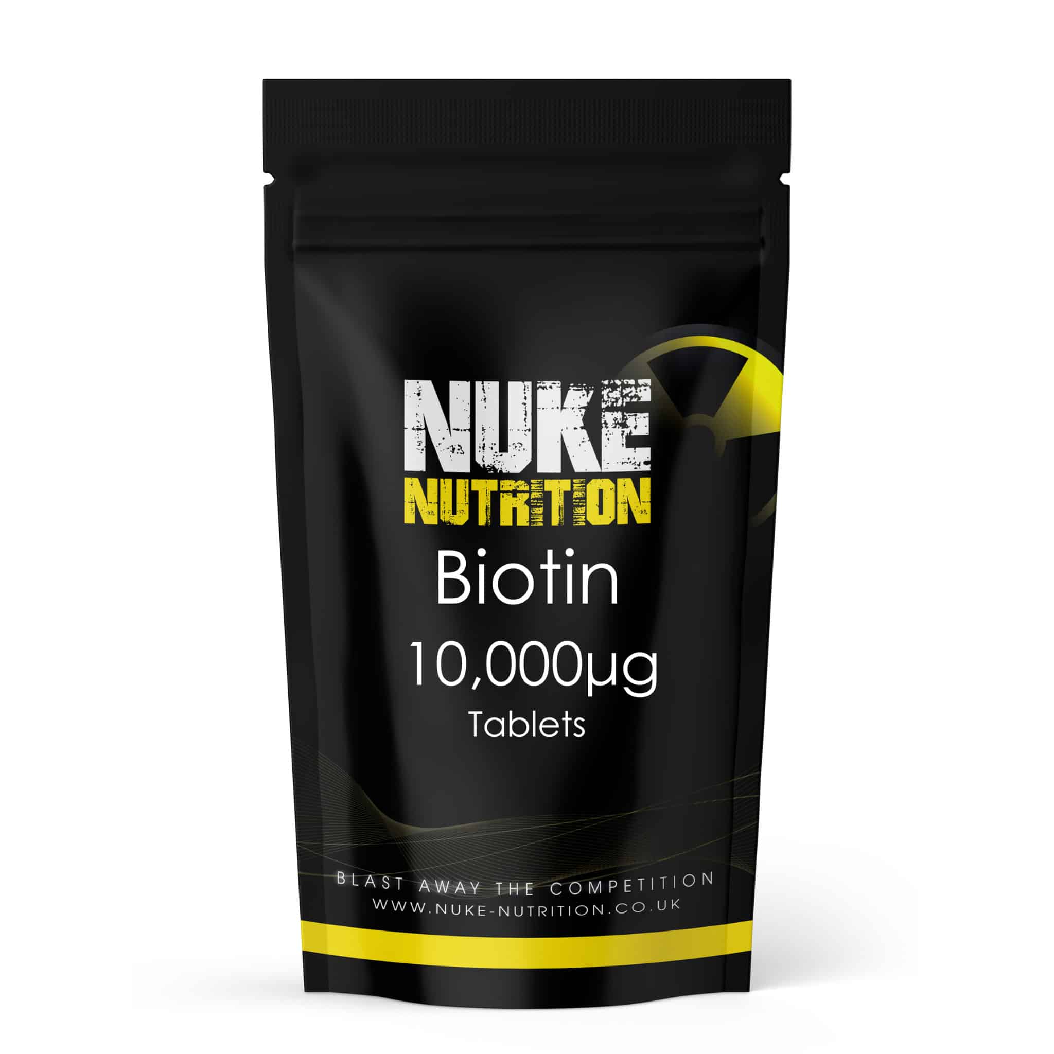 Biotin 10,000μg Healthy Hair Growth, Skin and Nails High Strength Tablets