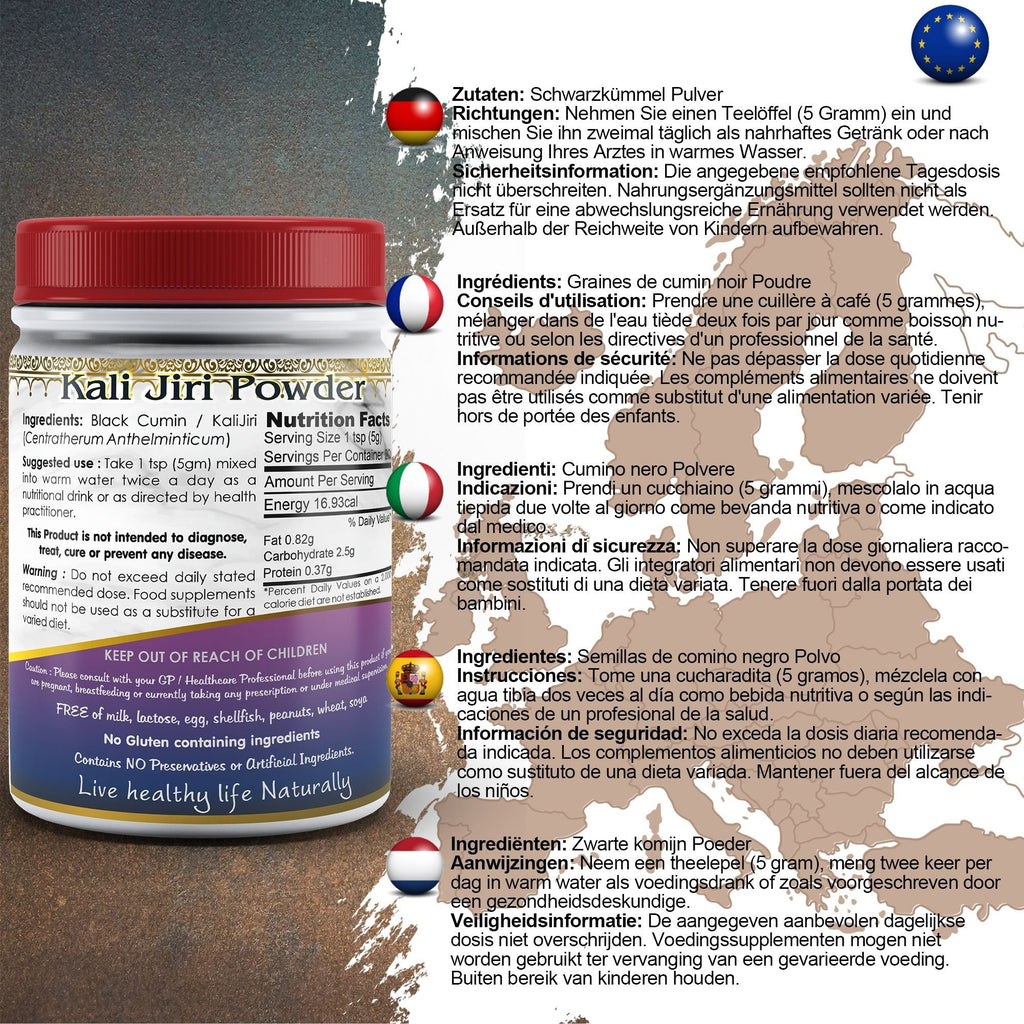 DivyaHerb Black Cumin Powder 100 gram - Daily Wellness Support-1