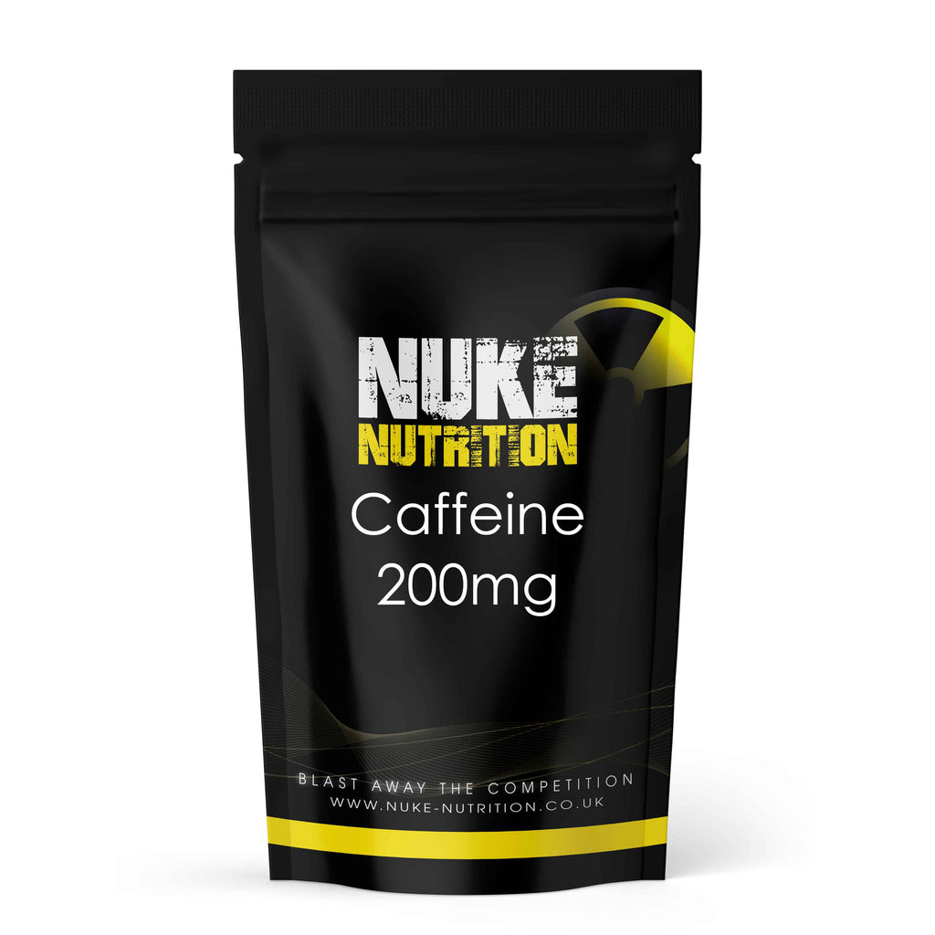 Caffeine 200mg Strong Pre Workout Energy Booster Tablets
