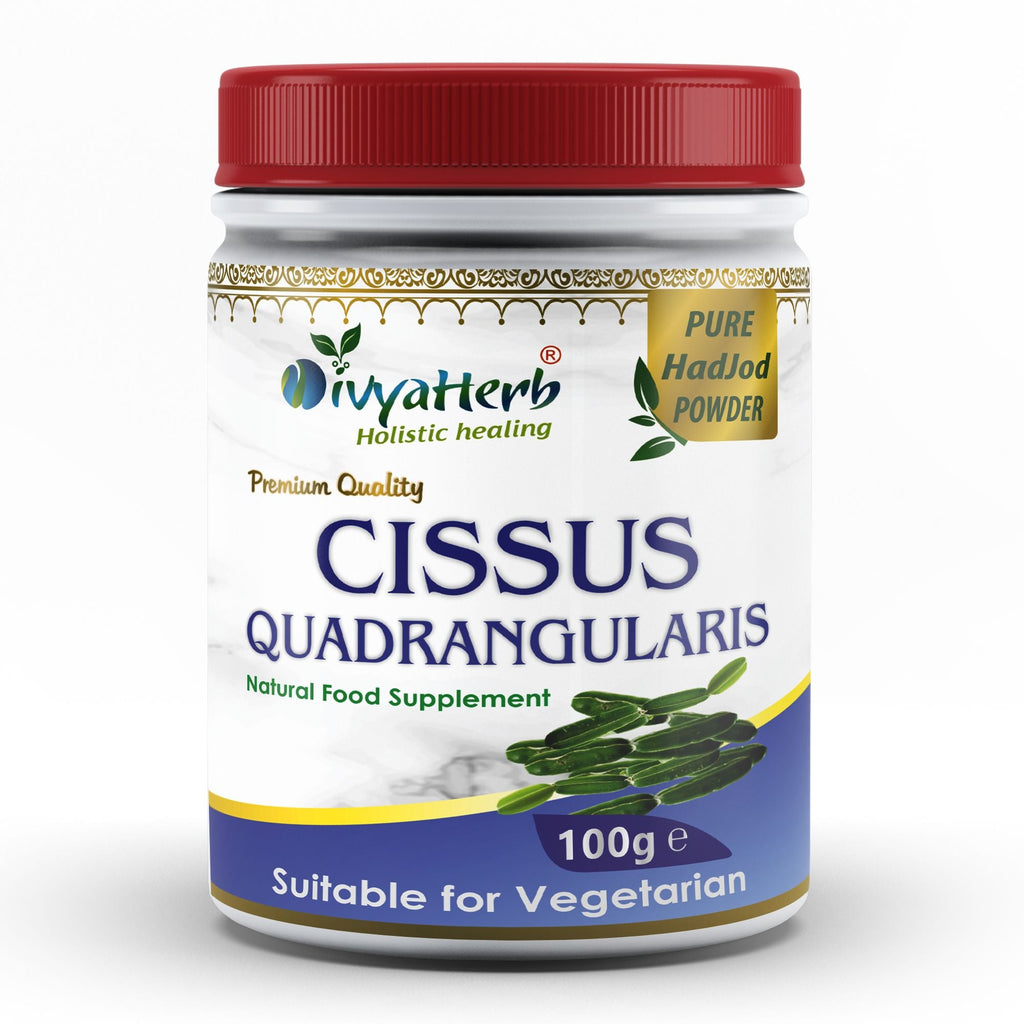 DivyaHerb Cissus Quadrangularis Powder 100 gram - Joint & Mobility Support-0