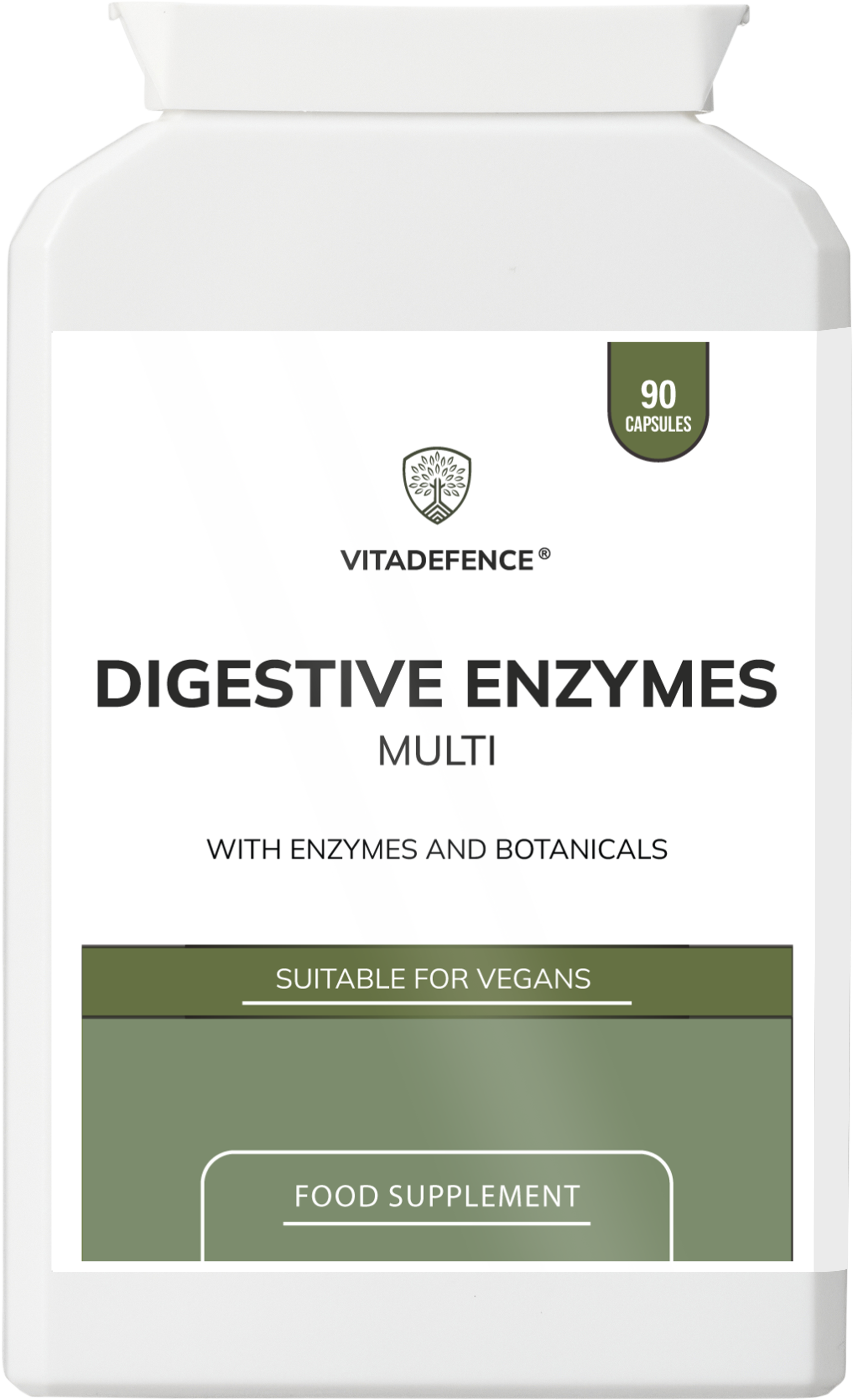 Digestive Enzyme Multi | With Turmeric, Apple Cider Vinegar & Enzyme Blend – 90 Capsules-0