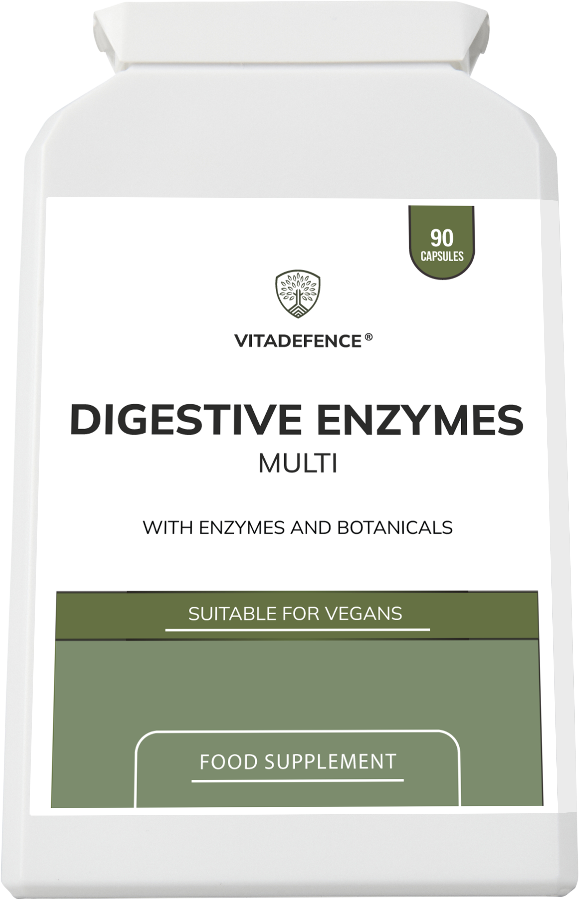 Digestive Enzyme Multi | With Turmeric, Apple Cider Vinegar & Enzyme Blend – 90 Capsules-1