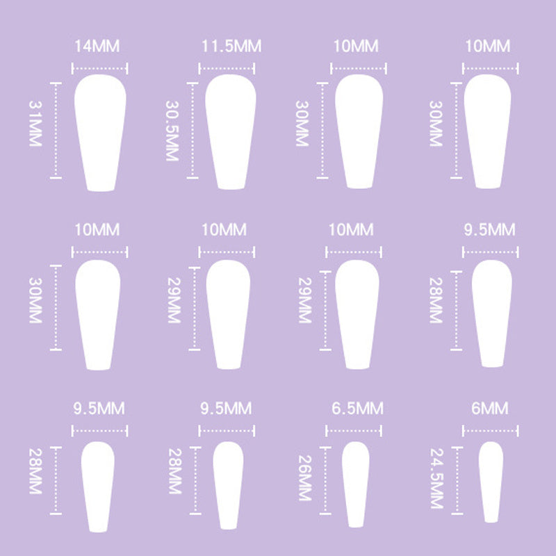 Detachable Artistic Wearable Finished Fake Nails-4