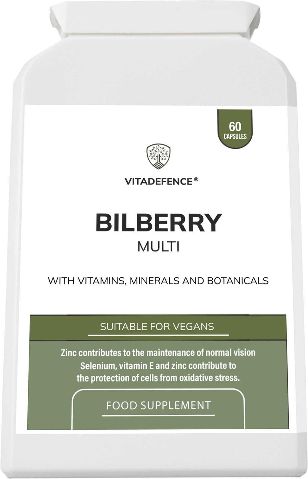 Bilberry Multi | With Pine Bark, Lutein, Zinc, Selenium & Vitamins – 60 Capsules-3