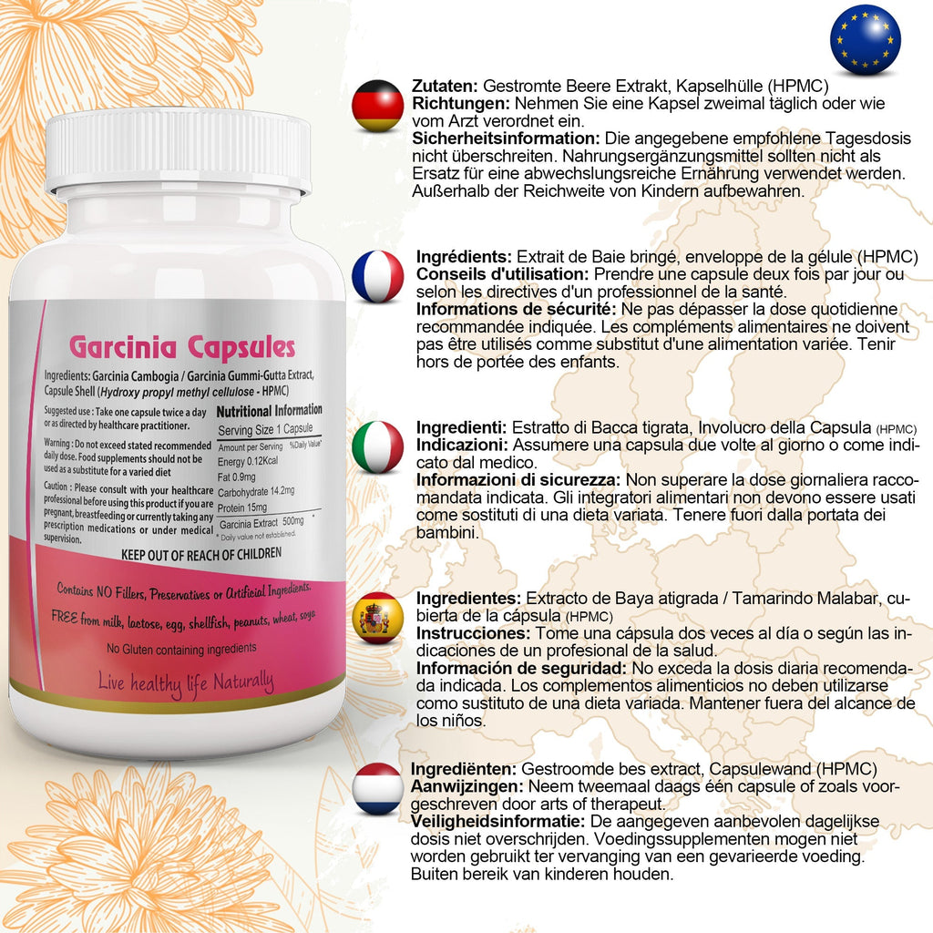 Ayushya Garcinia Cambogia Capsules (Malabar Tamarind) Healthy Weight Support - Vegan, Gluten Free, Non-GMO, 60 Capsules-1