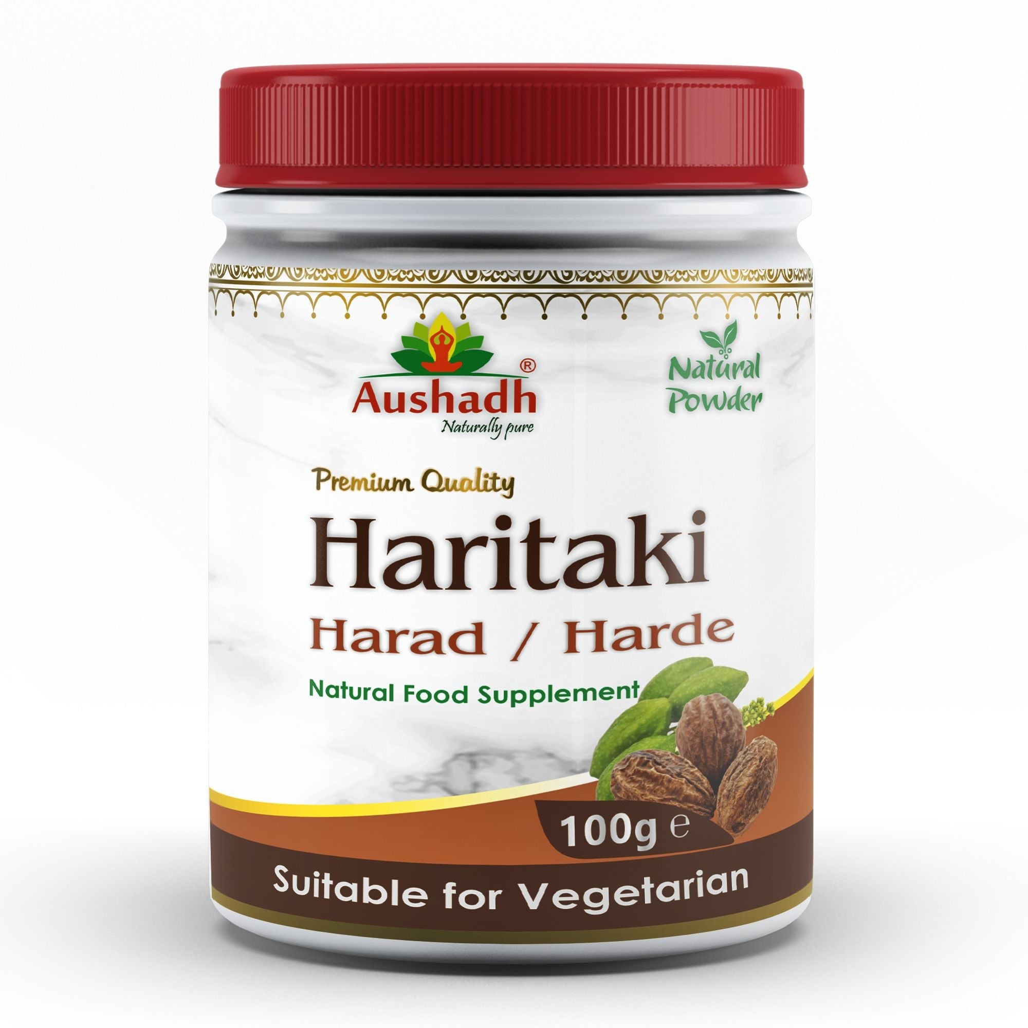 Aushadh Haritaki Powder 100 gram - Digestive Comfort Support-0