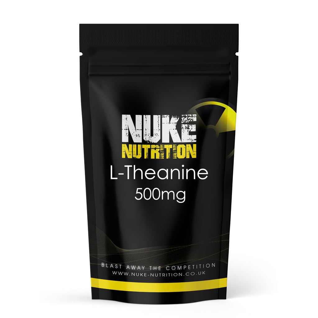 L Theanine 500mg Capsules Max Strength Stress & Anxiety Relief - Supports Cognitive Function & Focus