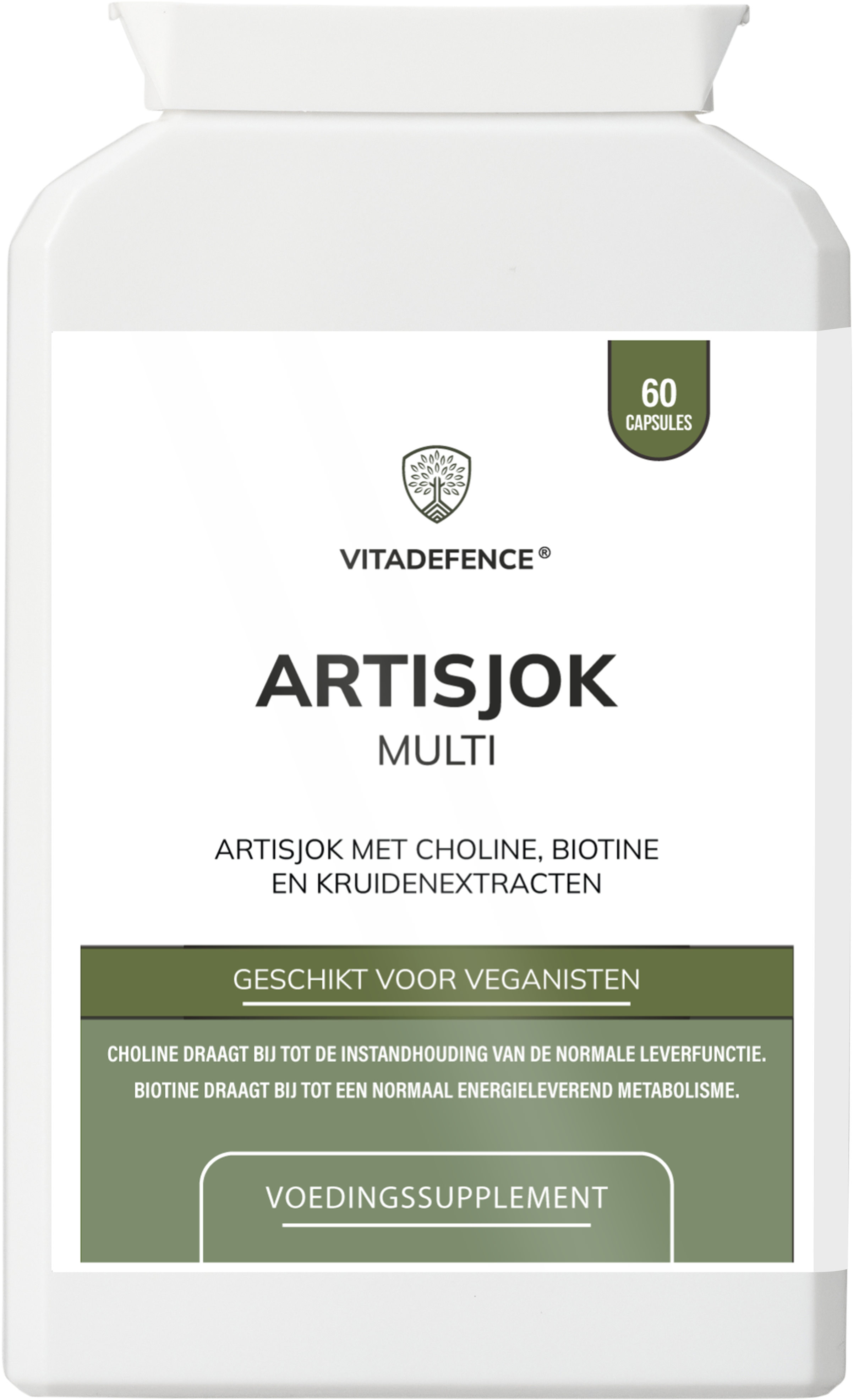 Artichoke Multi | With Choline, Biotin & Botanicals – 60 Capsules-1