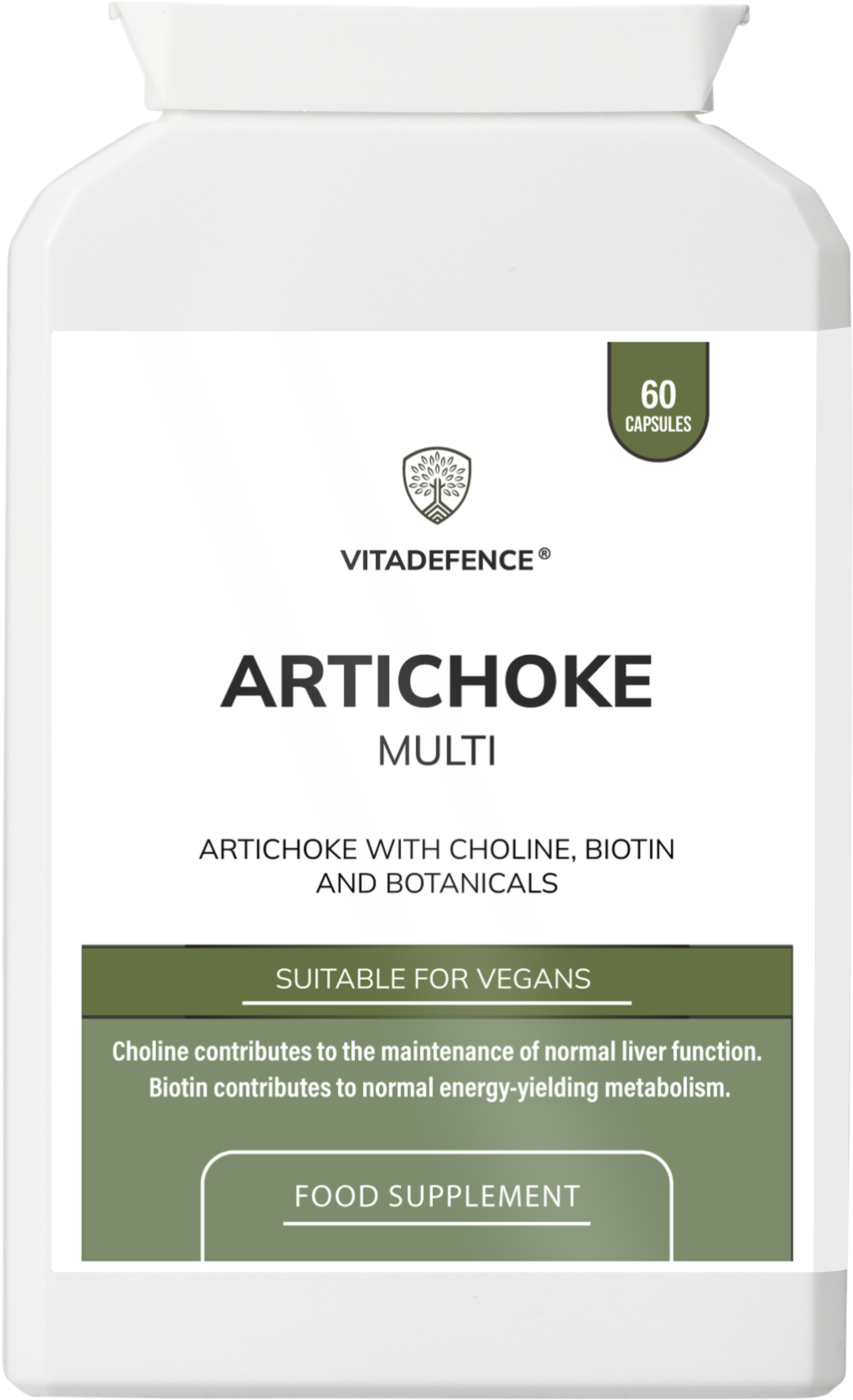 Artichoke Multi | With Choline, Biotin & Botanicals – 60 Capsules-0