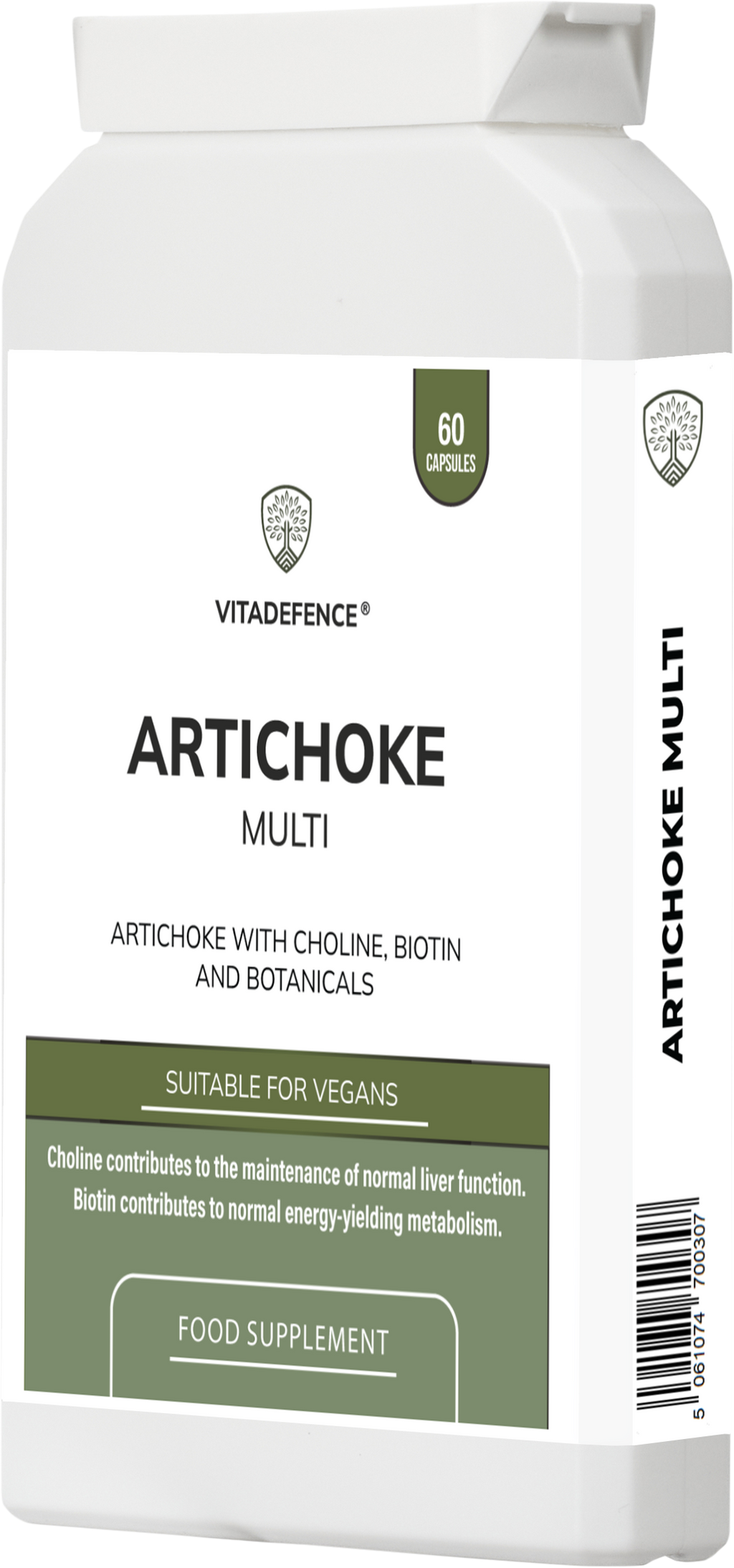 Artichoke Multi | With Choline, Biotin & Botanicals – 60 Capsules-4