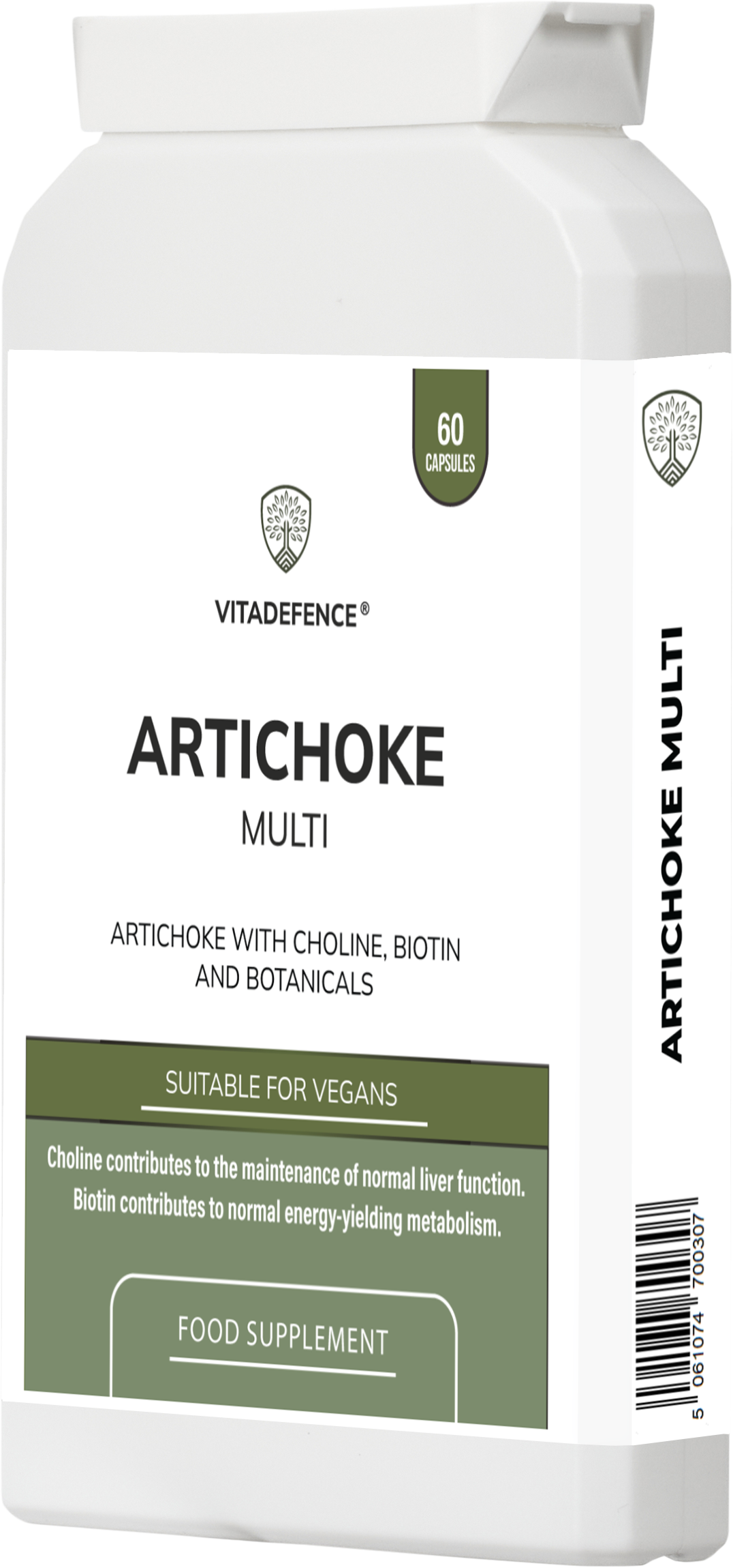 Artichoke Multi | With Choline, Biotin & Botanicals – 60 Capsules-4