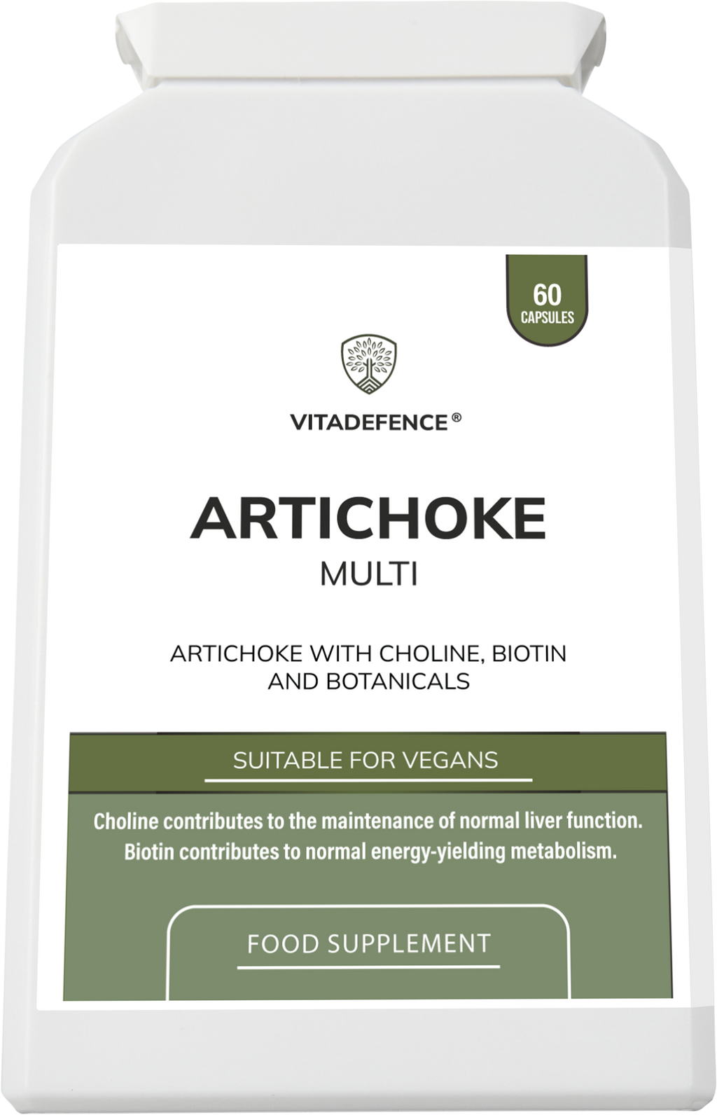 Artichoke Multi | With Choline, Biotin & Botanicals – 60 Capsules-3