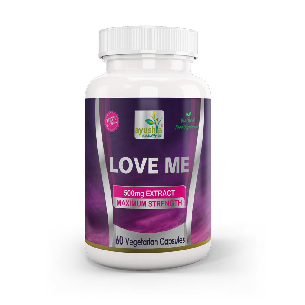 Ayushya Love Me Capsules (Vitality Blend) Vitality & Stamina Support - Vegan, Gluten Free, Non-GMO, 60 Capsules-0