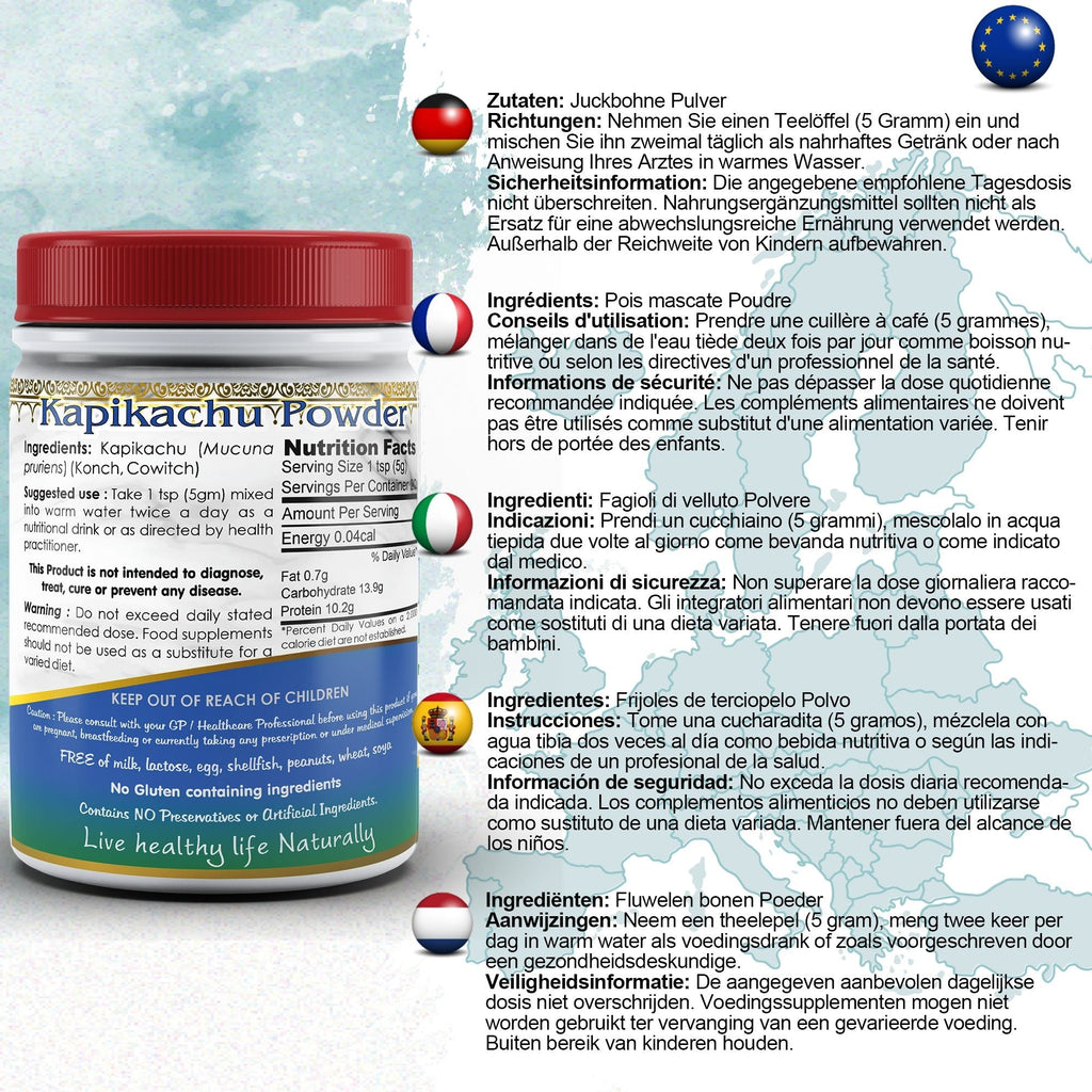 DivyaHerb Mucuna Pruriens Powder 100 gram - Daily Vitality Support-1