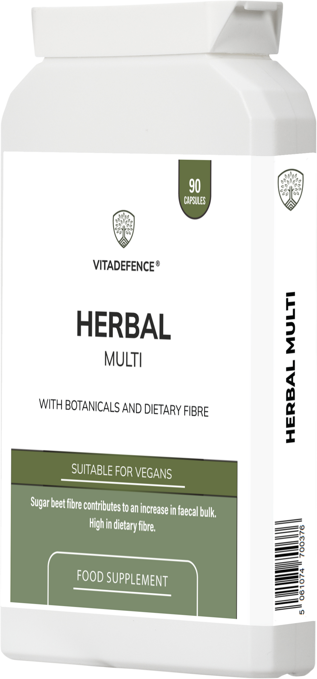 Herbal Multi – Sugar Beet Fibre & Botanical Blend – 90 Vegan Capsules-4