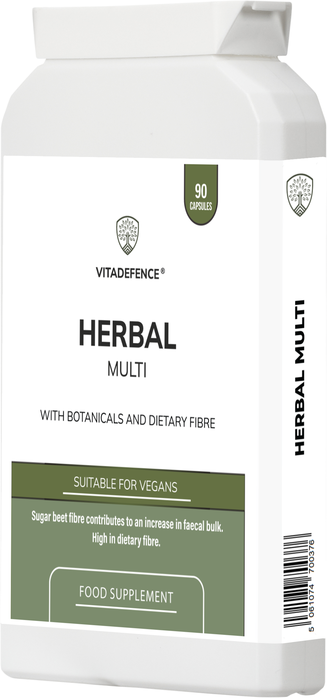 Herbal Multi – Sugar Beet Fibre & Botanical Blend – 90 Vegan Capsules-4