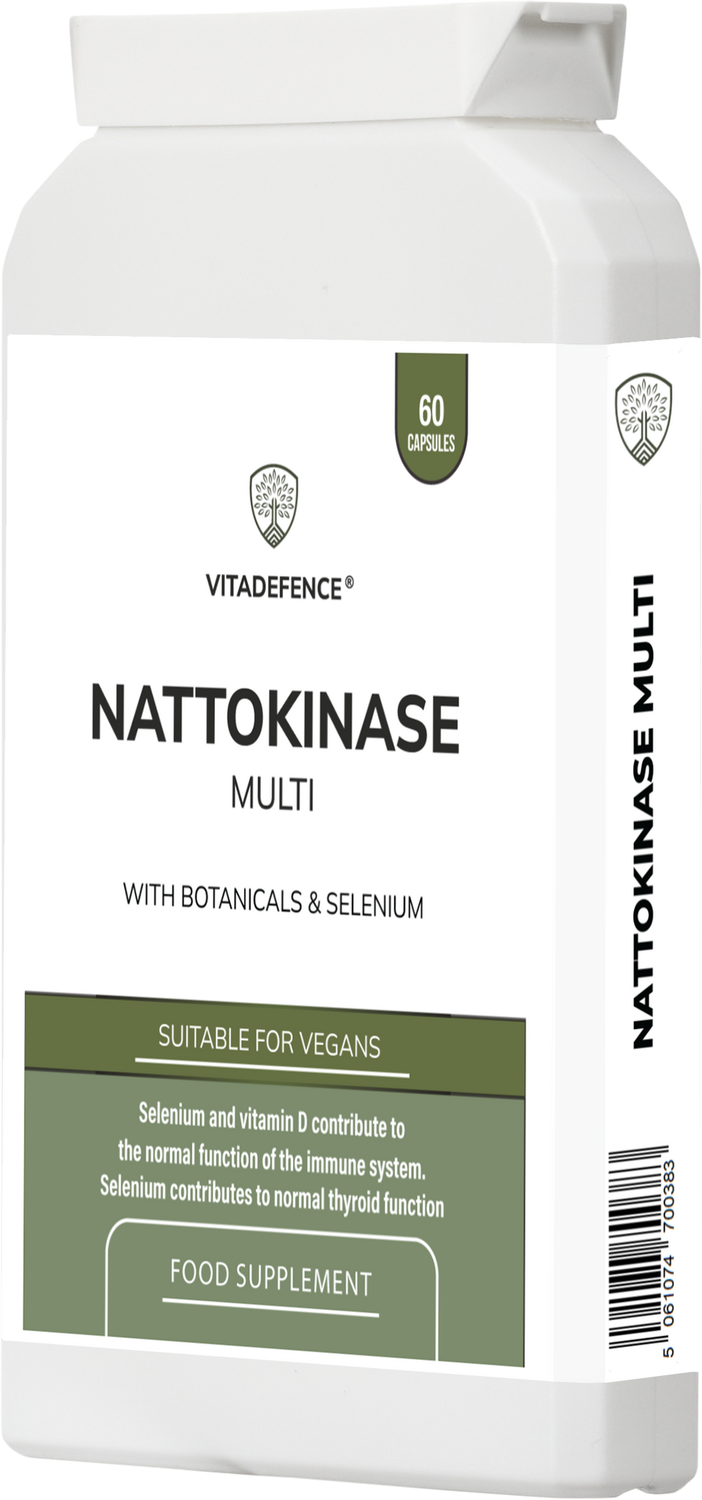 Nattokinase Multi | With Vitamin D3, Selenium & Botanicals – 60 Capsules-3