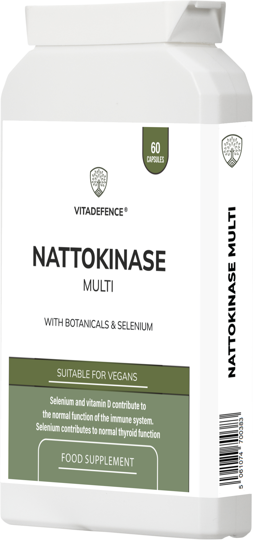 Nattokinase Multi | With Vitamin D3, Selenium & Botanicals – 60 Capsules-3