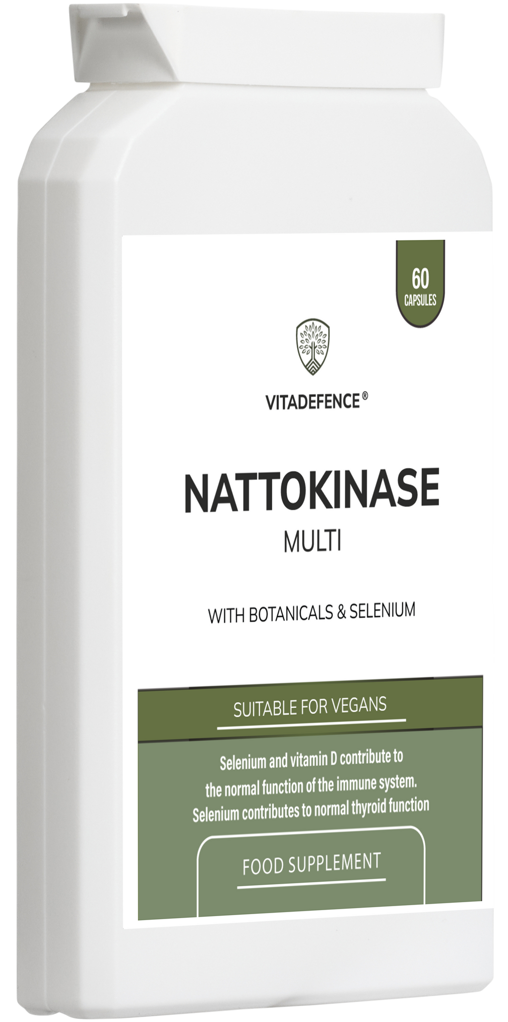 Nattokinase Multi | With Vitamin D3, Selenium & Botanicals – 60 Capsules-2