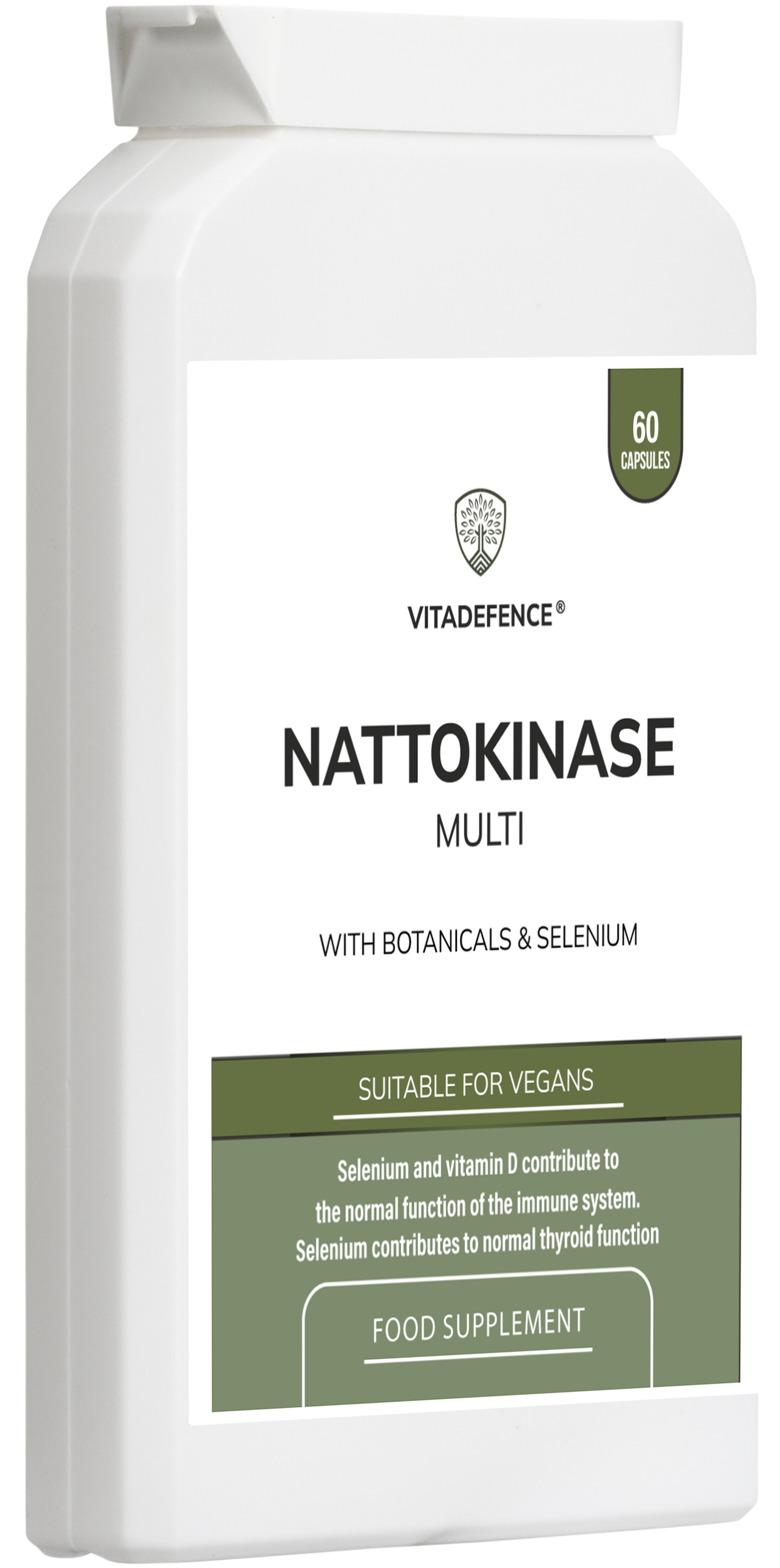 Nattokinase Multi | With Vitamin D3, Selenium & Botanicals – 60 Capsules-2
