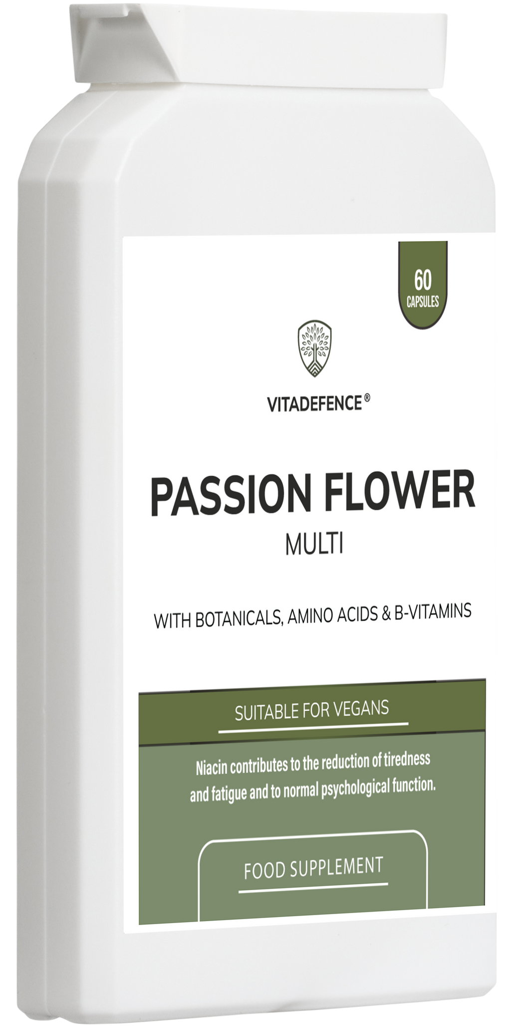 Passion Flower Multi | With Montmorency Cherry, Chamomile, Ashwagandha & Magnesium – 60 Capsule-2