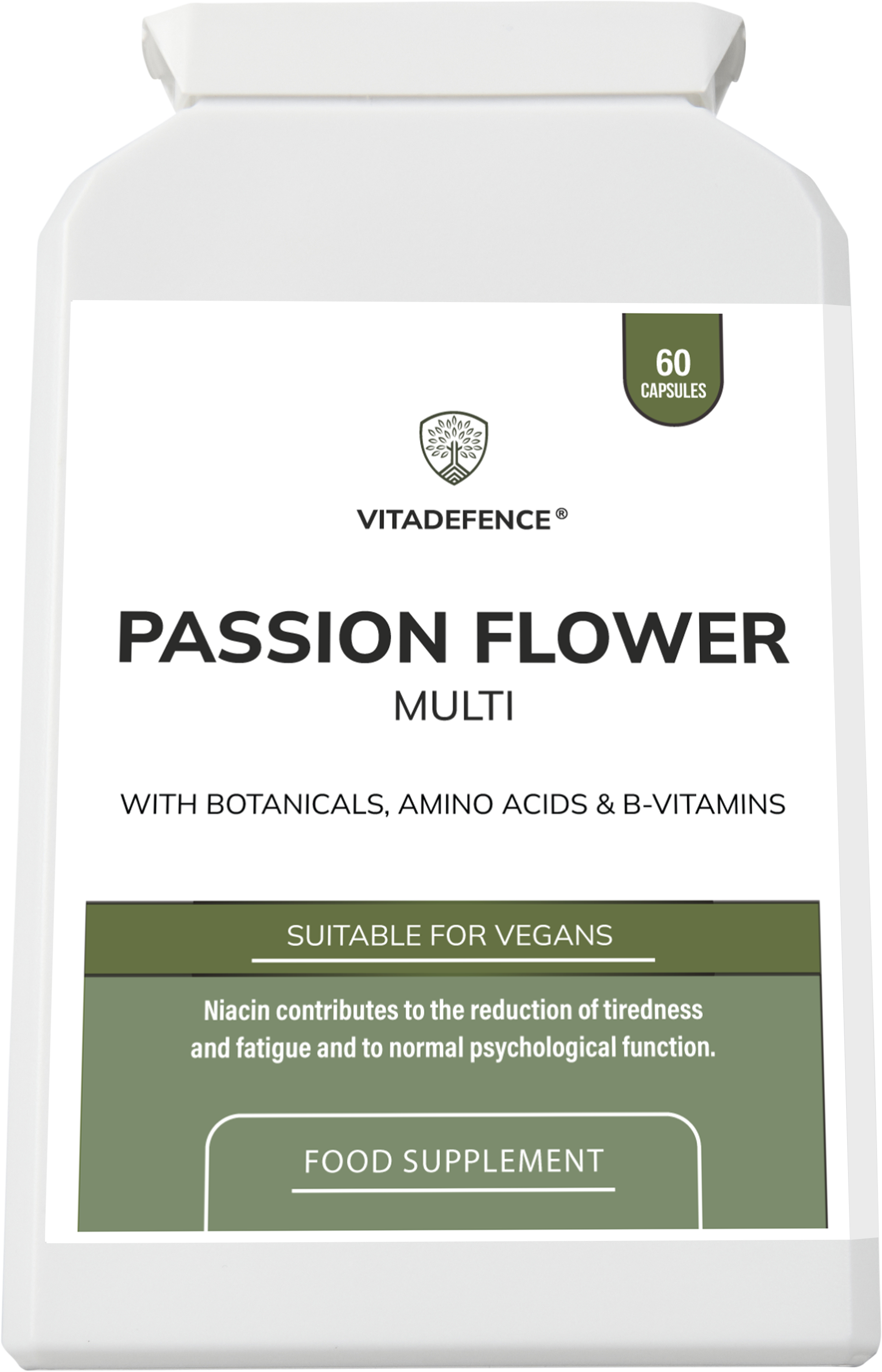Passion Flower Multi | With Montmorency Cherry, Chamomile, Ashwagandha & Magnesium – 60 Capsule-1