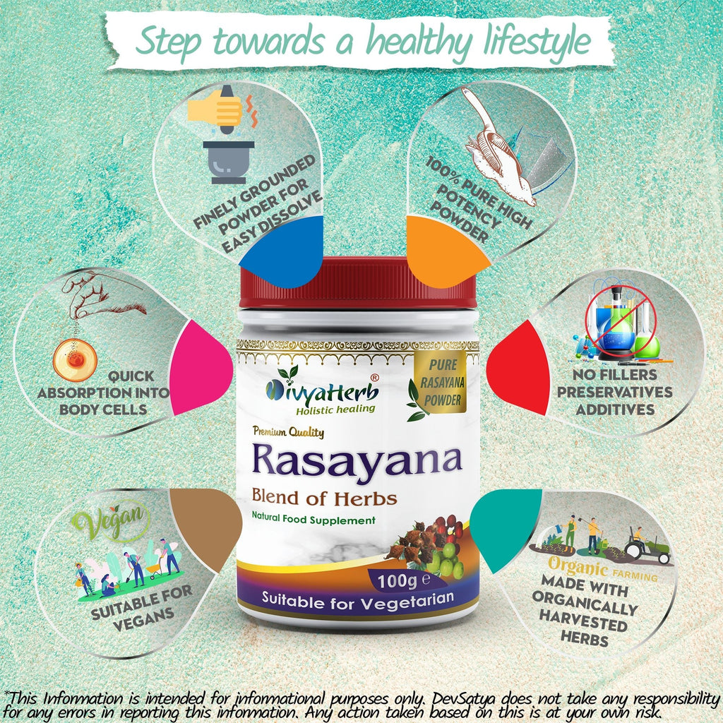 DivyaHerb Rasayana Powder 100 gram - Daily Vitality Support-2
