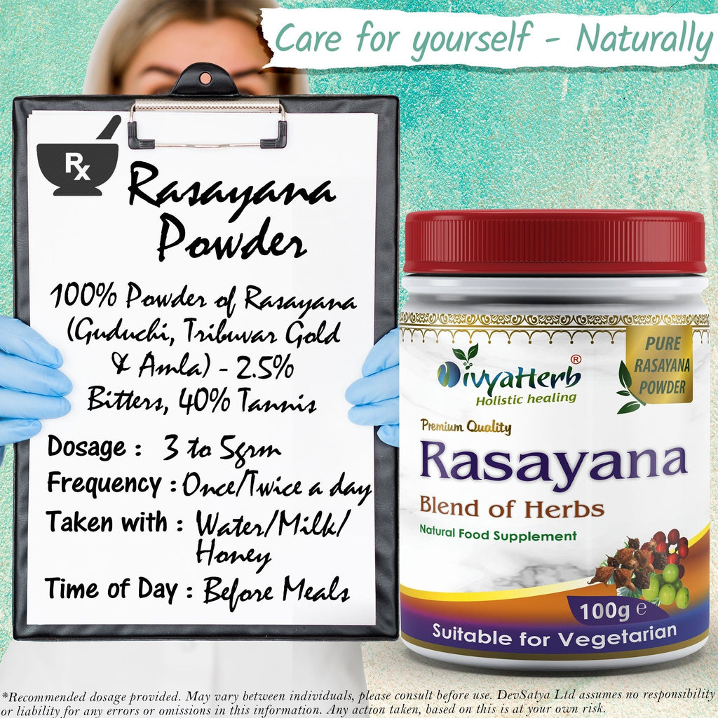DivyaHerb Rasayana Powder 100 gram - Daily Vitality Support-4