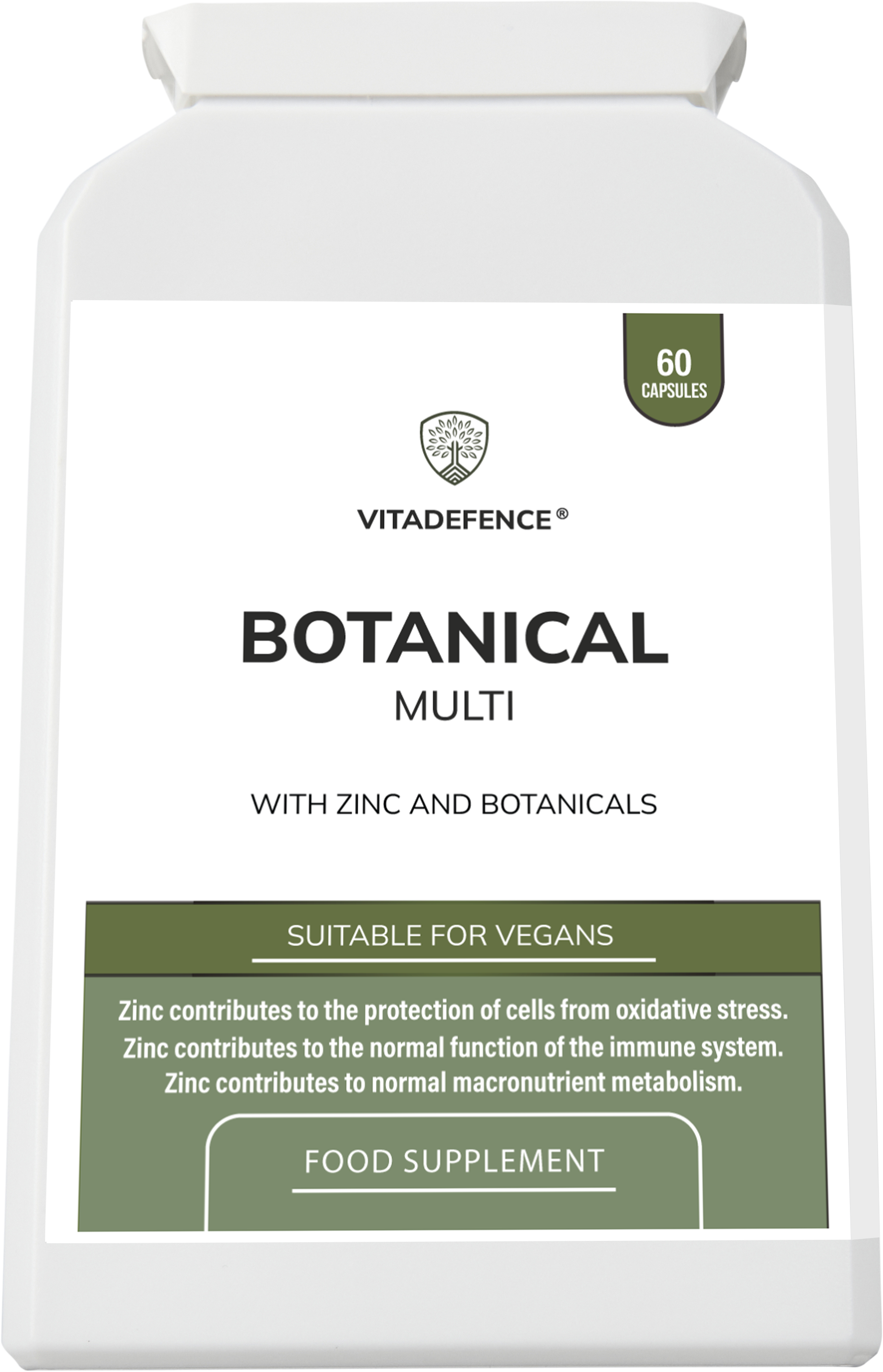 Botanical Multi | With Grapefruit Seed, Zinc & Minerals – 60 Capsules-1