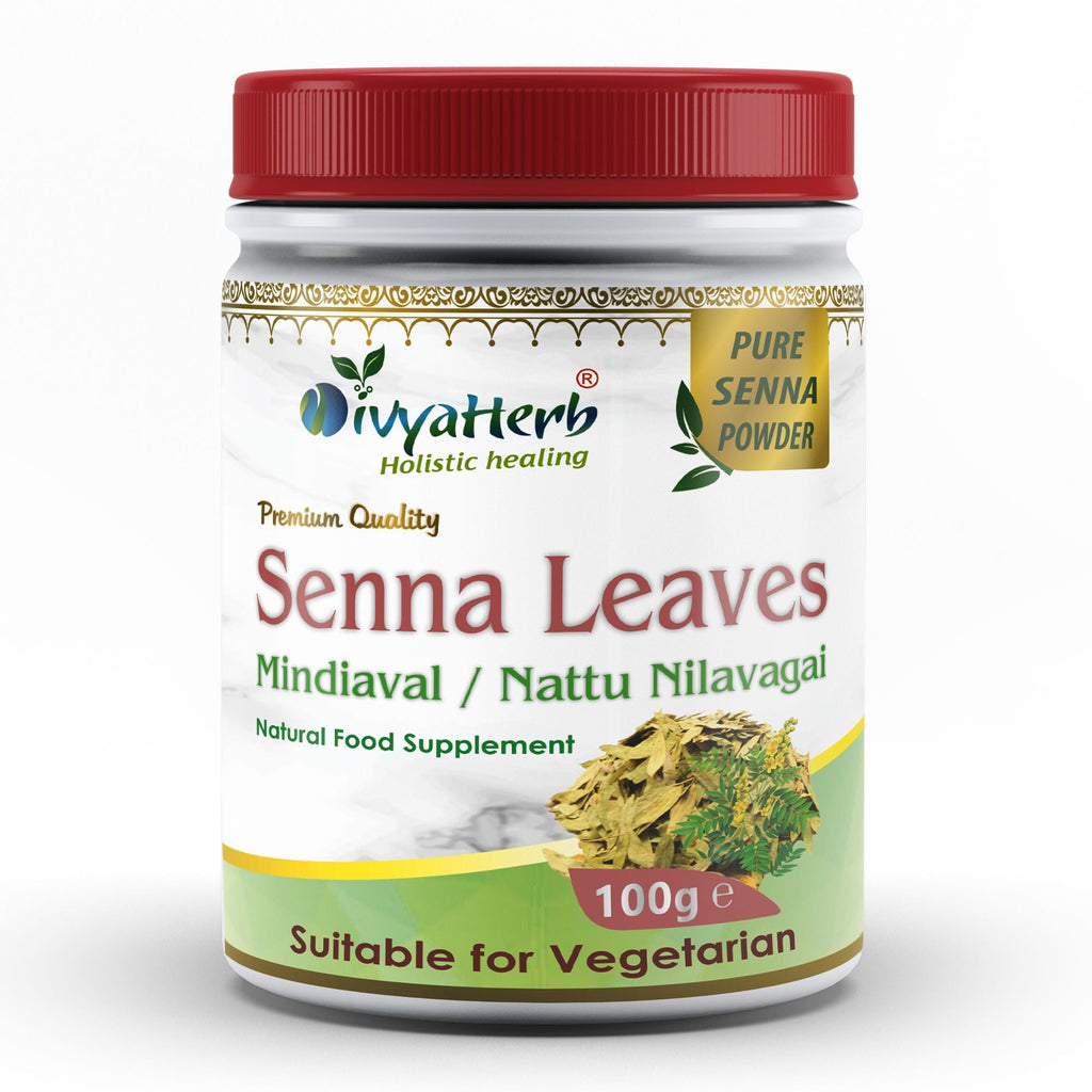 DivyaHerb Senna Leaves Powder 100 gram - Bowel Regularity Support-0