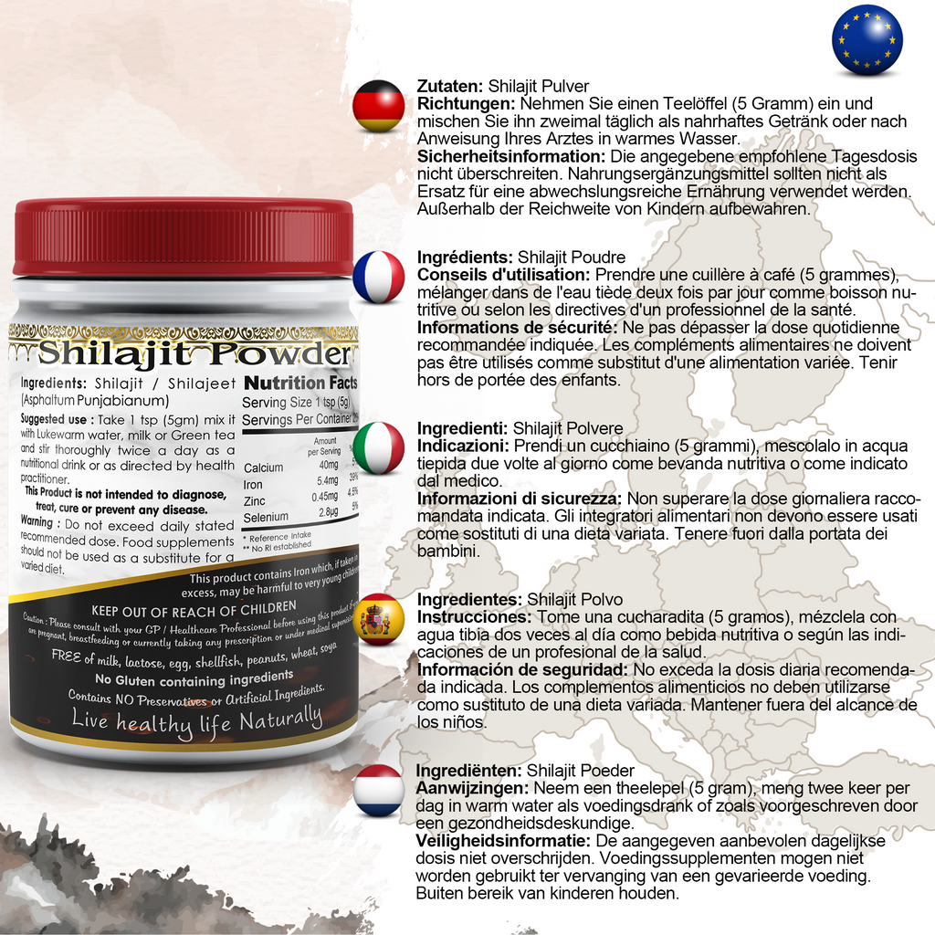 DivyaHerb Shilajit Powder 100 gram - Daily Vitality Support-1