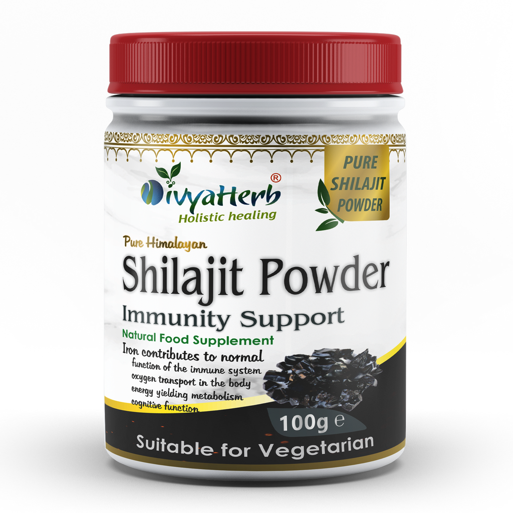 DivyaHerb Shilajit Powder 100 gram - Daily Vitality Support-0