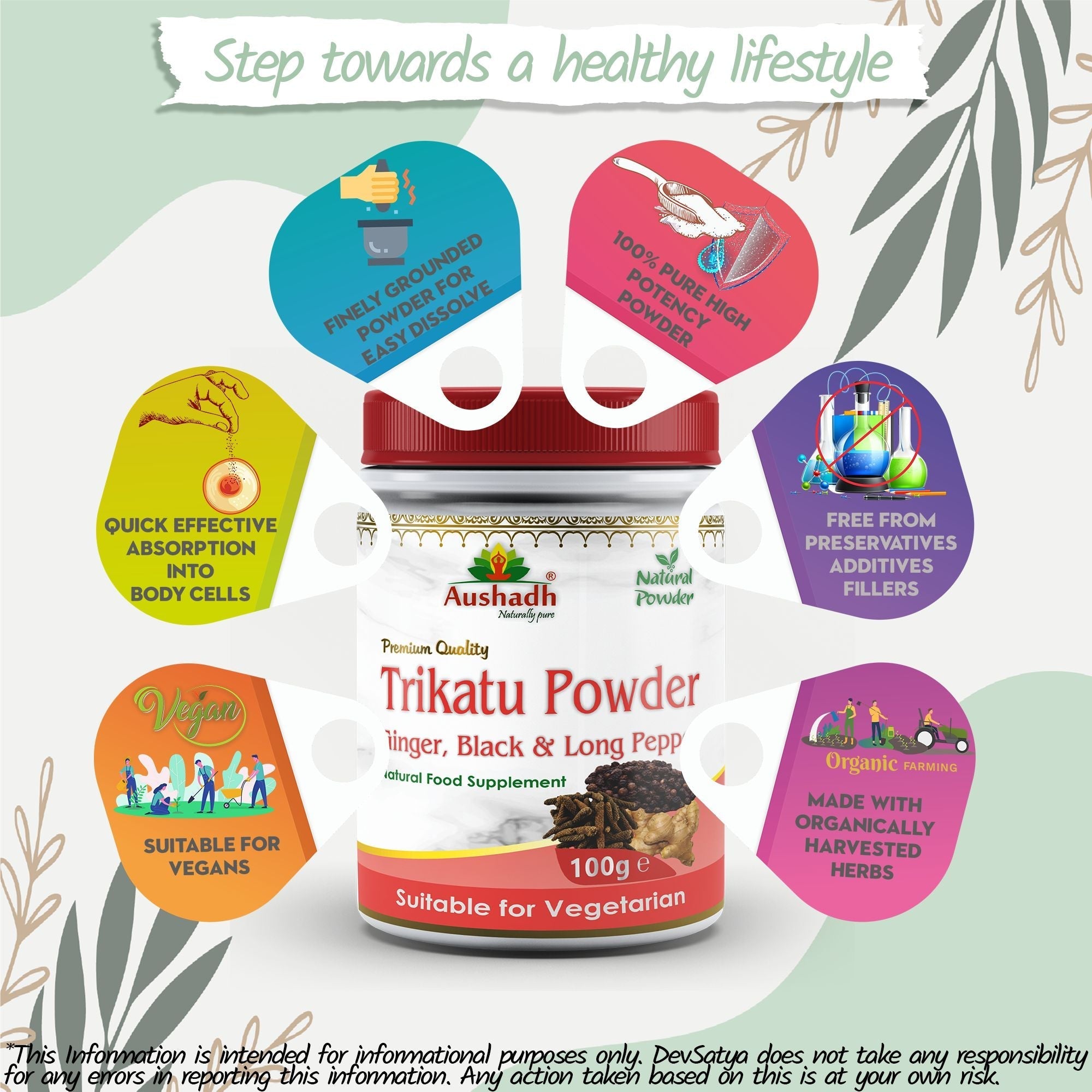 Aushadh Trikatu Powder 100 gram - Digestive Comfort Support-2