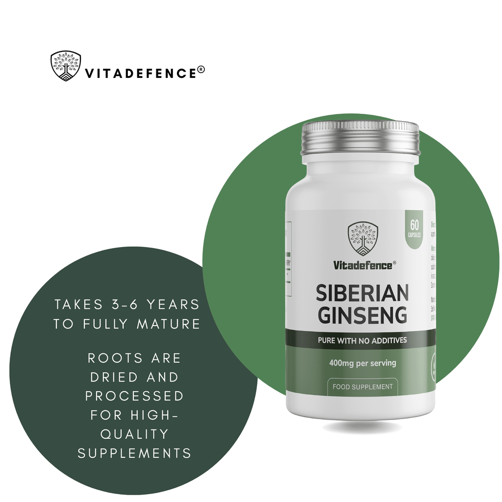 Siberian Ginseng | 400 mg Vegan Capsules – 60 Count-4