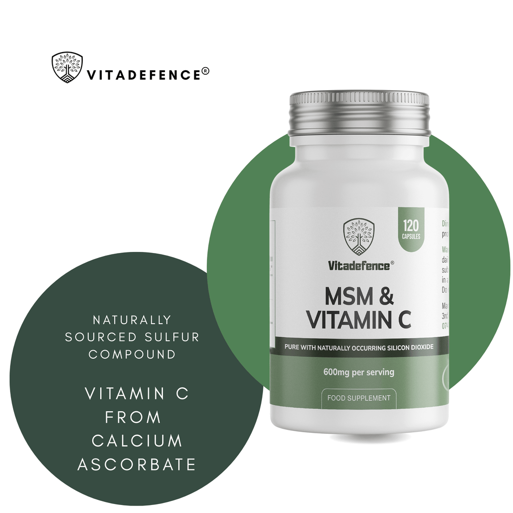 MSM + Vitamin C | Vegan Capsules – 120 Count-4