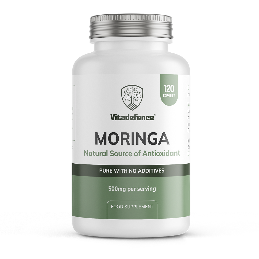 Moringa Oleifera | 500 mg Vegan Capsules – 120 Count-0