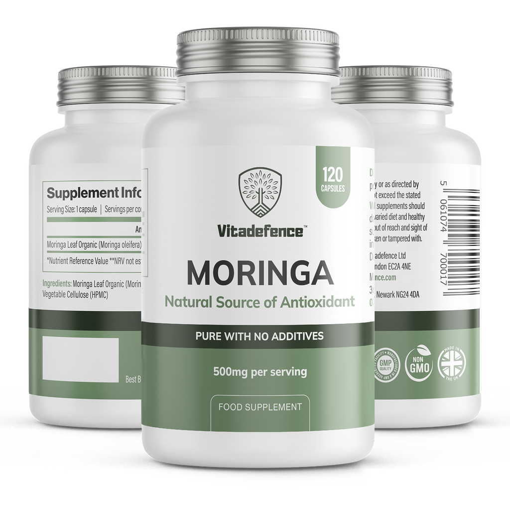 Moringa Oleifera | 500 mg Vegan Capsules – 120 Count-1