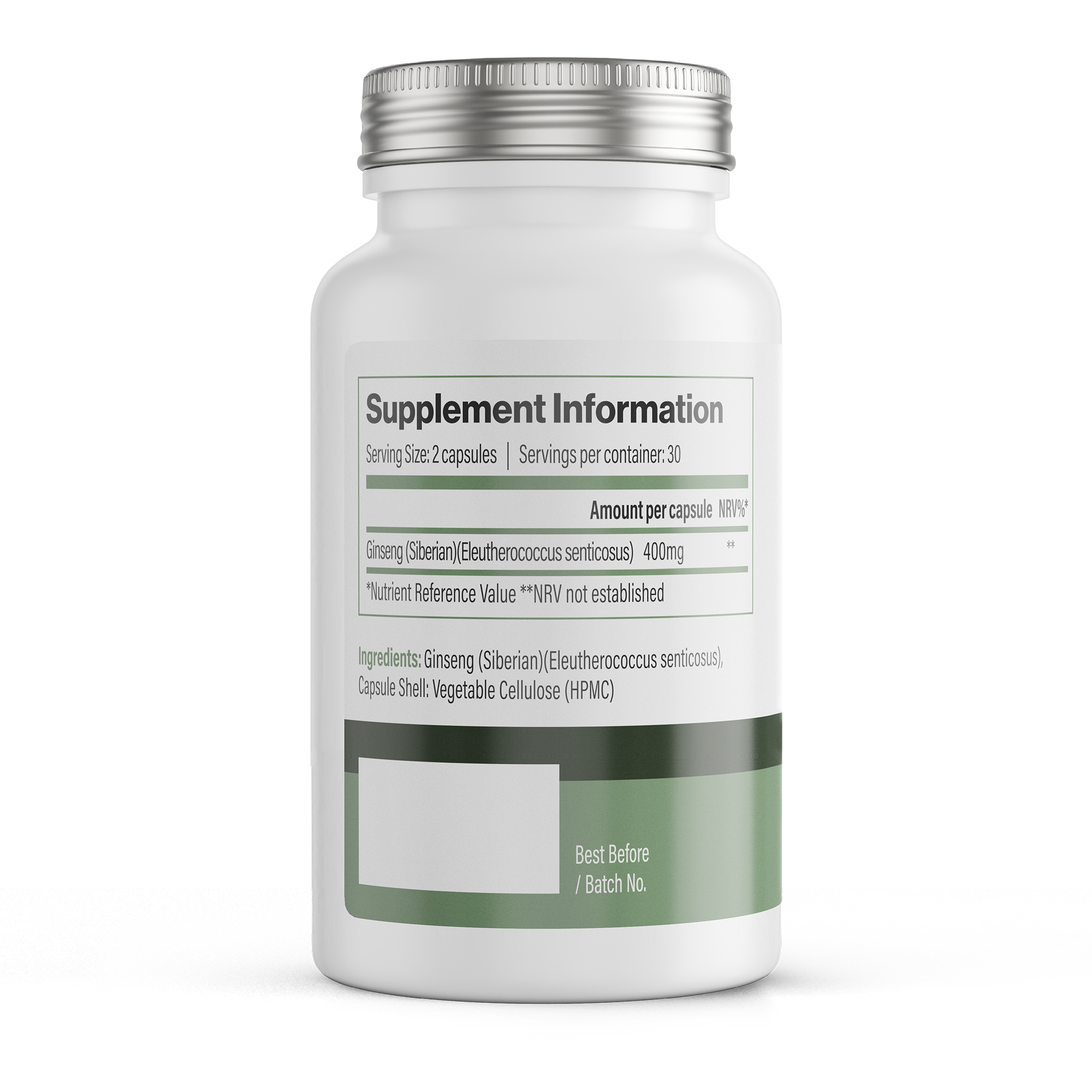 Siberian Ginseng | 400 mg Vegan Capsules – 60 Count-3