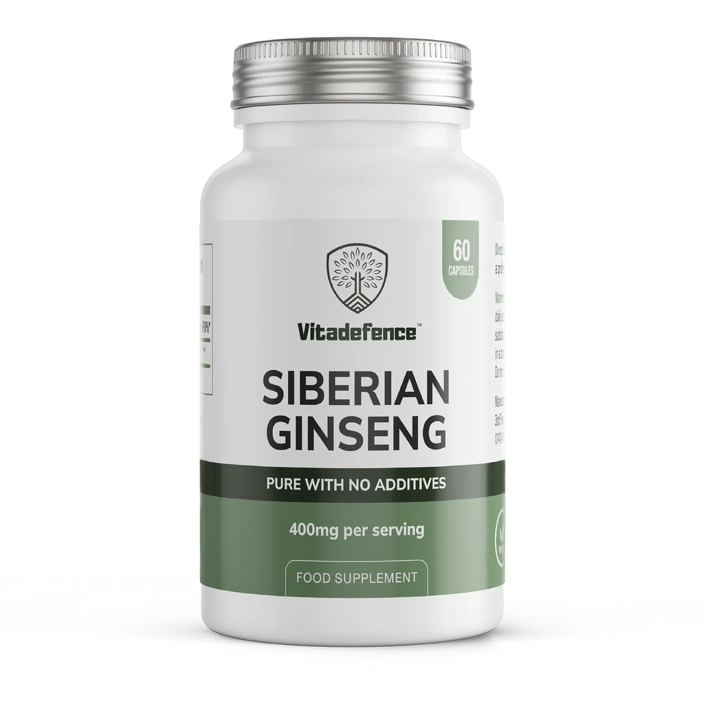 Siberian Ginseng | 400 mg Vegan Capsules – 60 Count-0