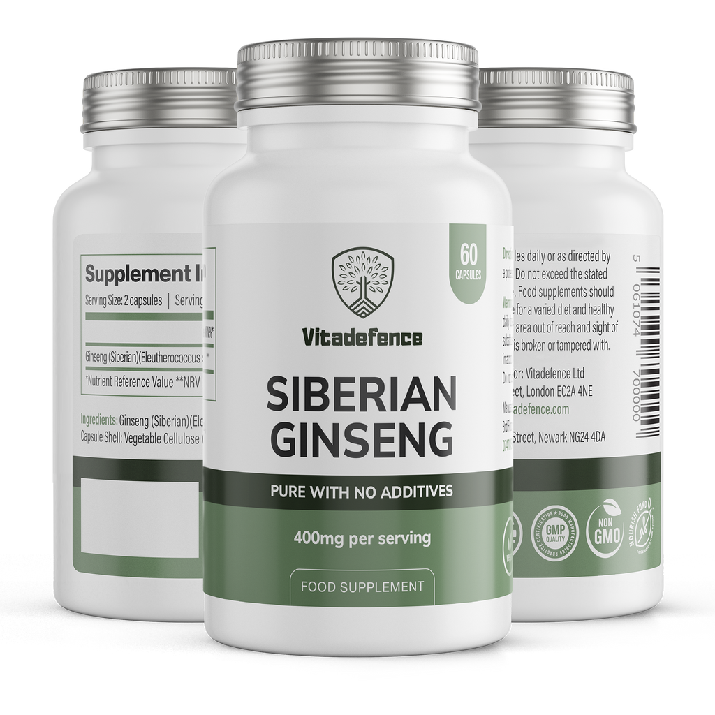 Siberian Ginseng | 400 mg Vegan Capsules – 60 Count-2