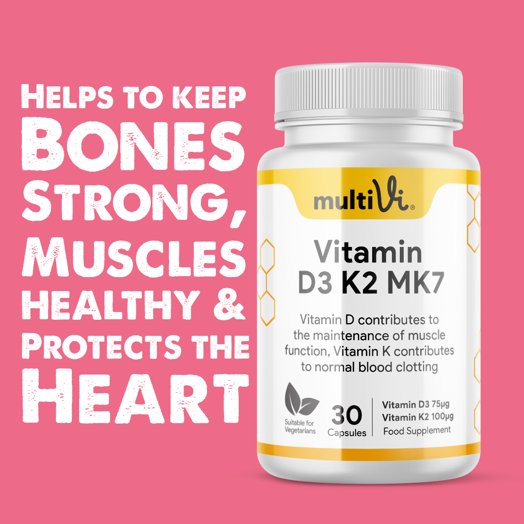 Vitamin D3 3000 IU + K2 MK-7 Supplement
